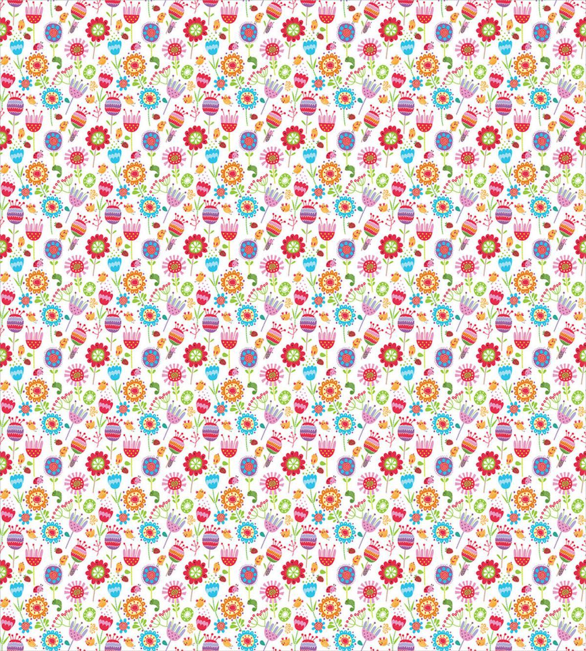 Wildflowers Birds Bugs — Pattern