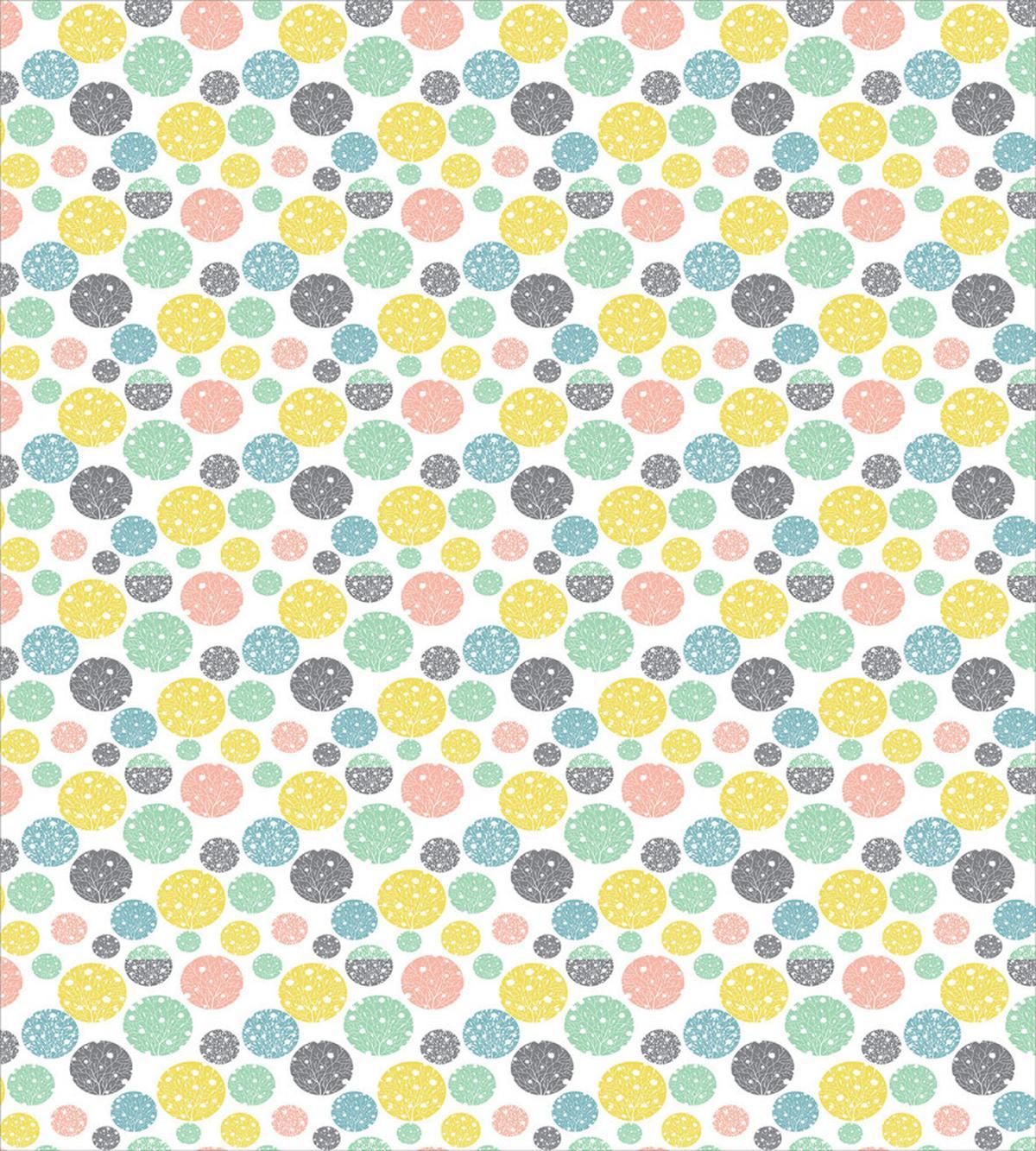 Floral Branch Rounds Art — Pattern
