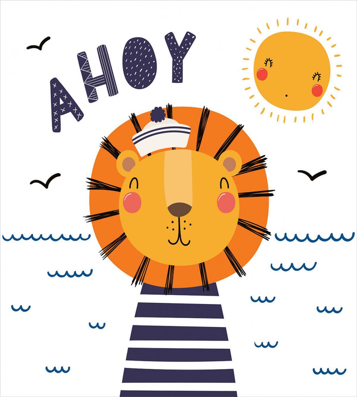 Happy Sailor Lion and Ahoy — Pattern