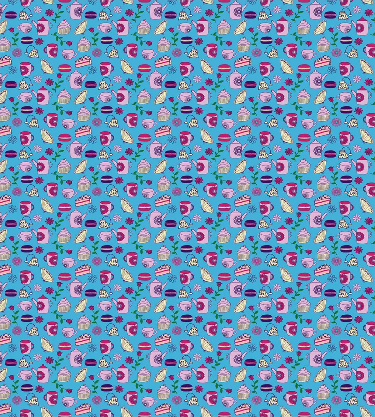 Cupcake Tea Cup Macaron — Pattern