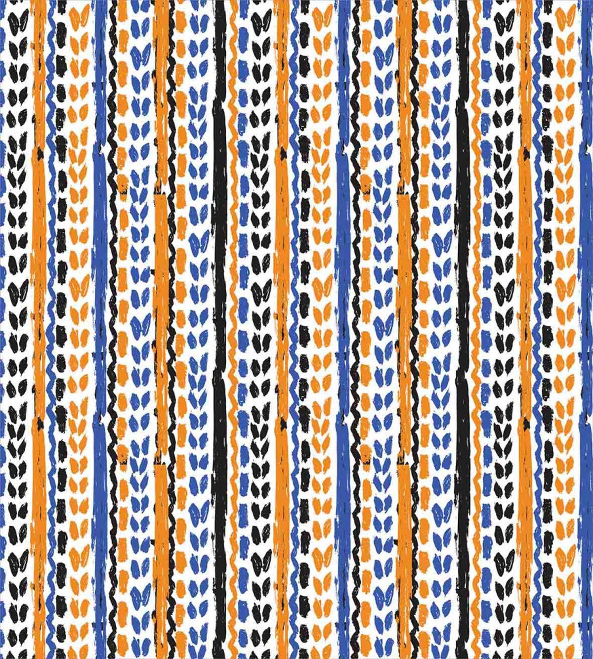 Watercolor Zigzag Lines — Pattern