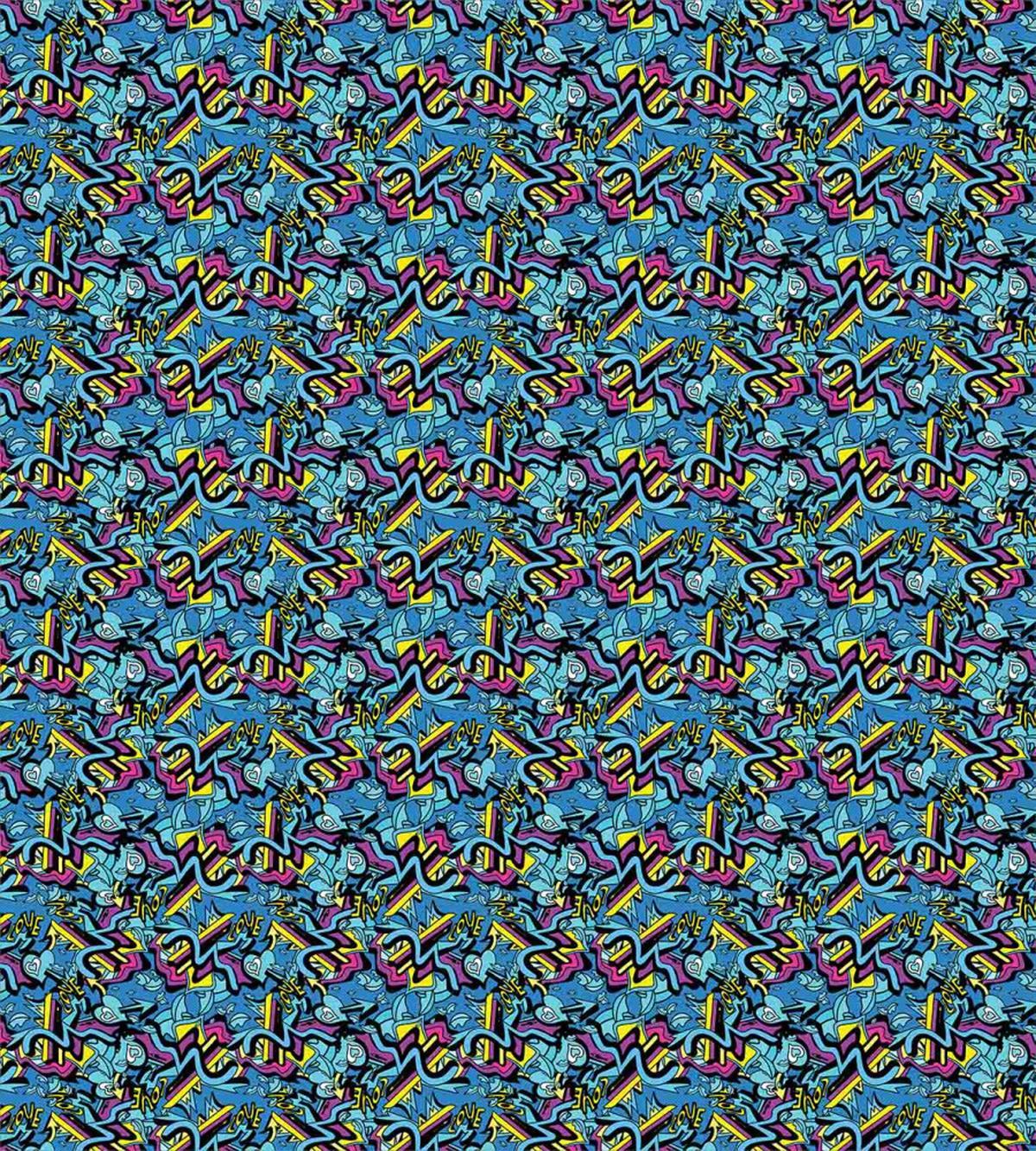 Graffiti Teen Love — Pattern