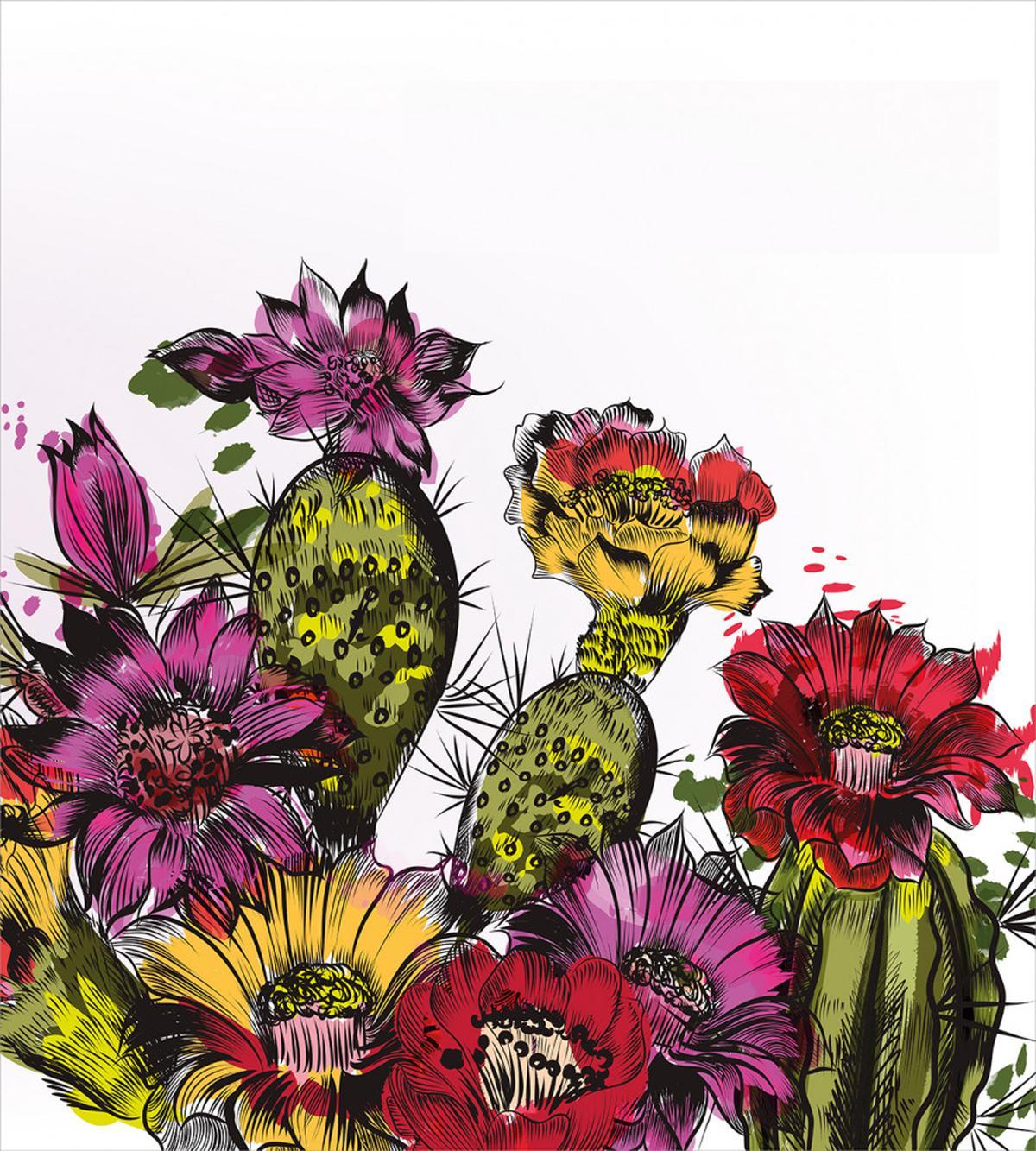 Potted Plant Blossom — Pattern