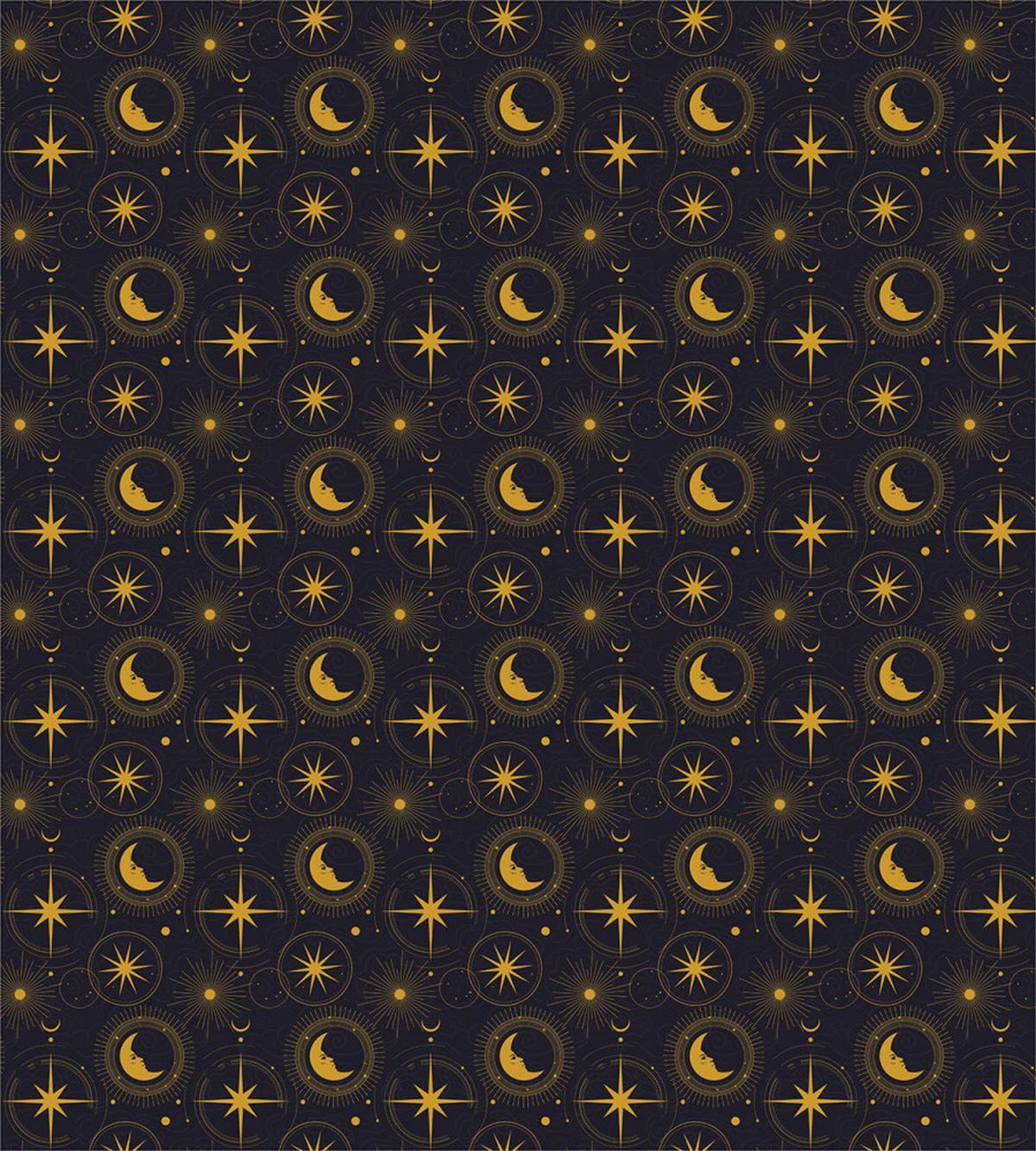 Crescent in Mystical Night — Pattern