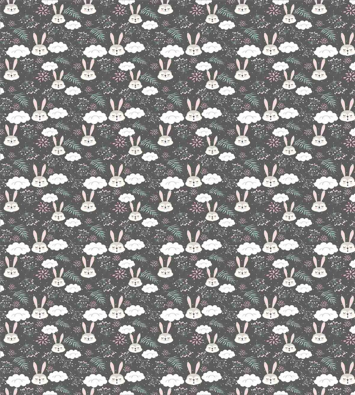 Sleeping Bunnies and Clouds — Pattern