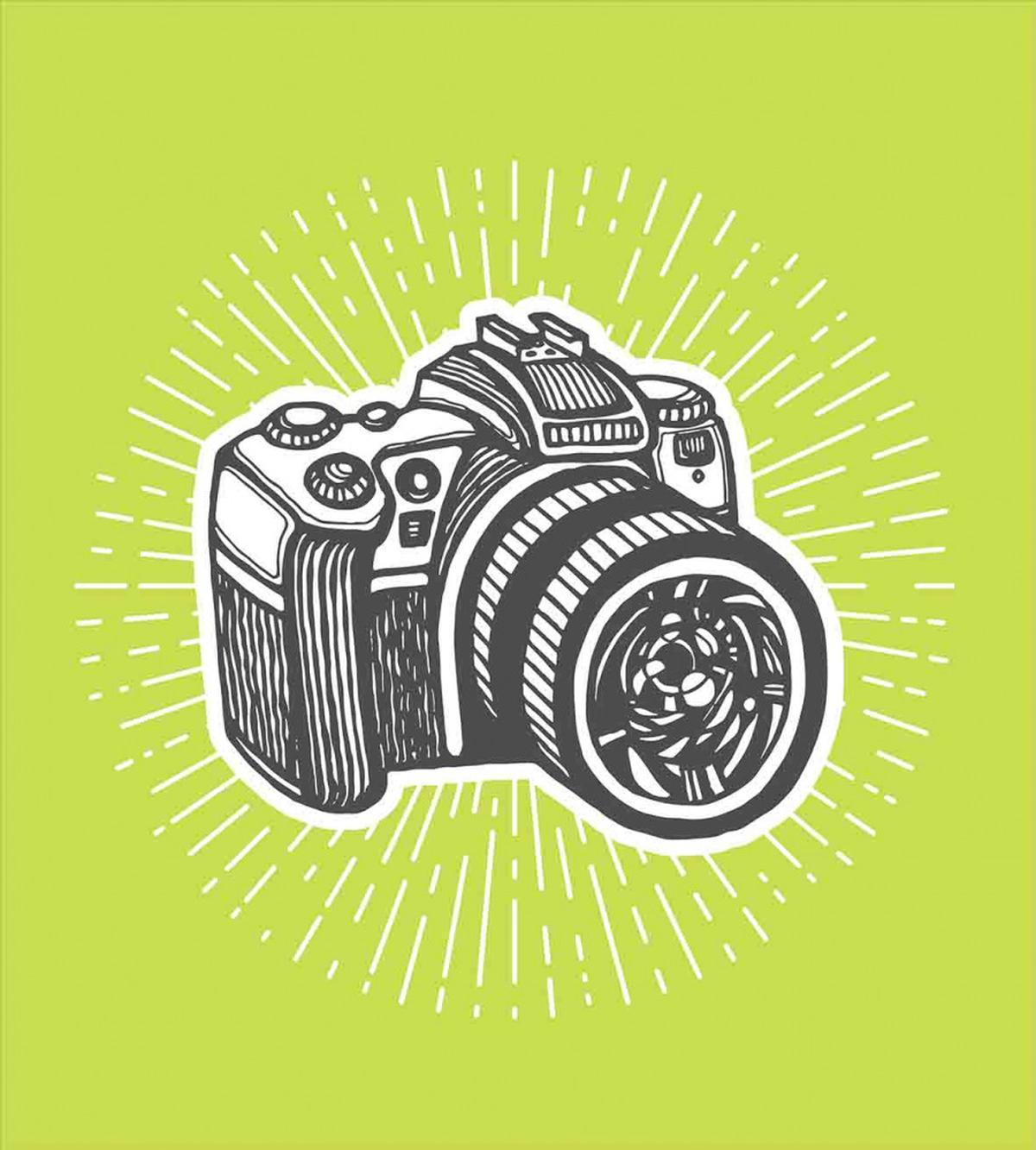 Sketch Style Camera Design — Pattern