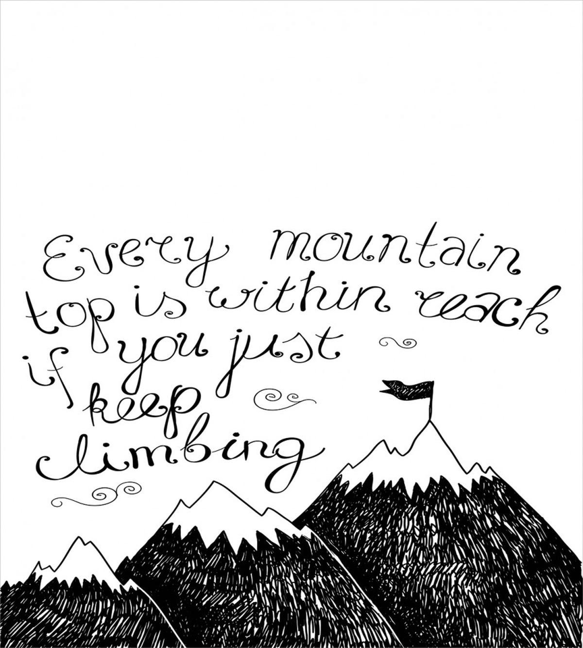Sketchy Mountains — Pattern