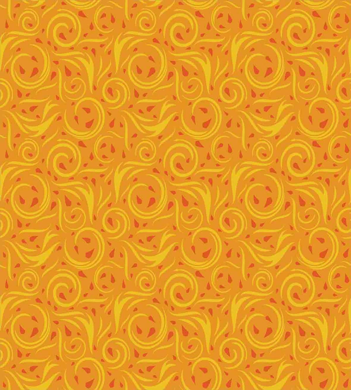 Swirling Autumn Leaves — Pattern