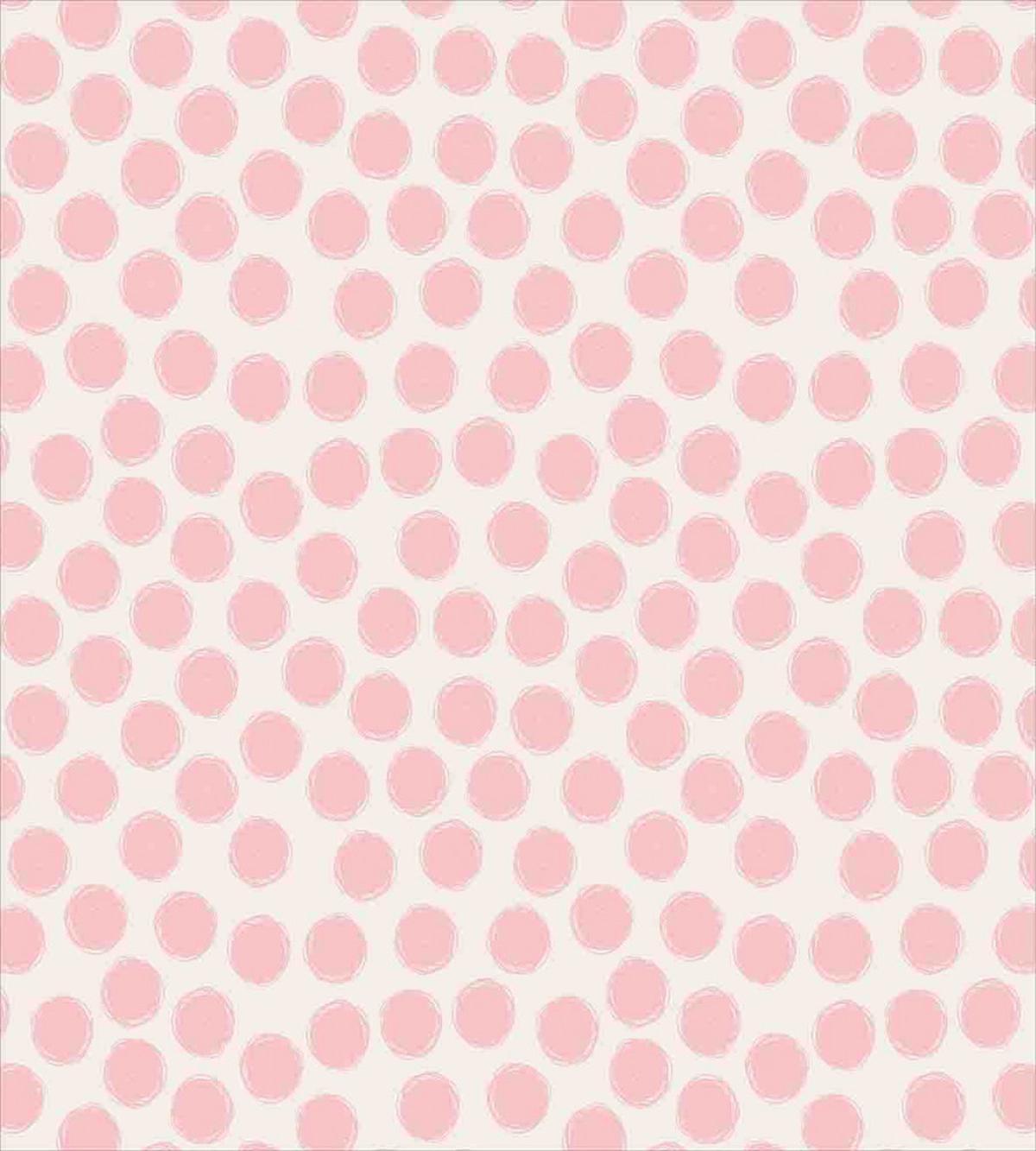 Hand Drawn Dots in Pink — Pattern