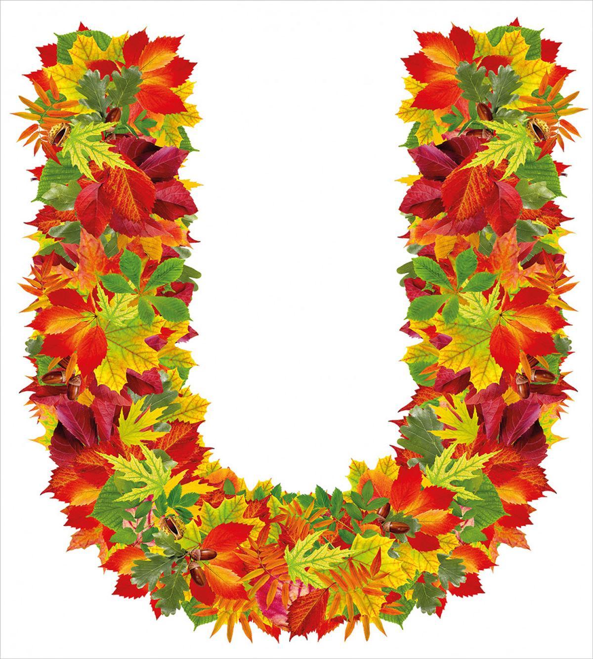 Autumn Fall Alphabet — Pattern
