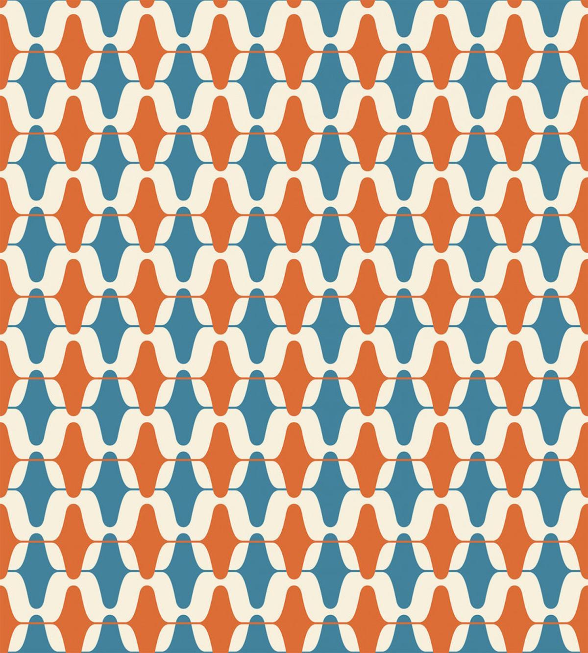 Fifties Style Motifs Vintage — Pattern