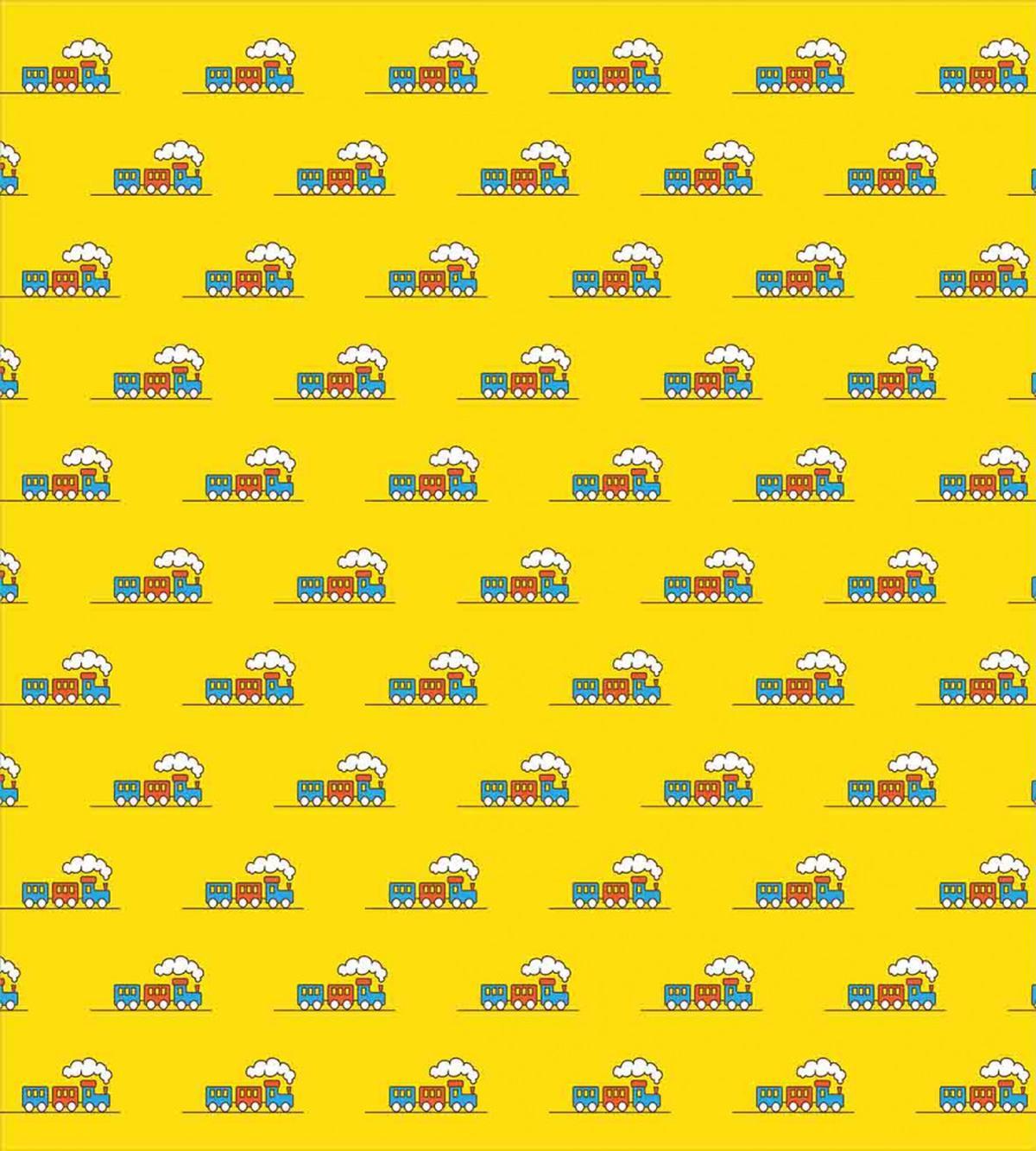 Toy Train on the Road — Pattern