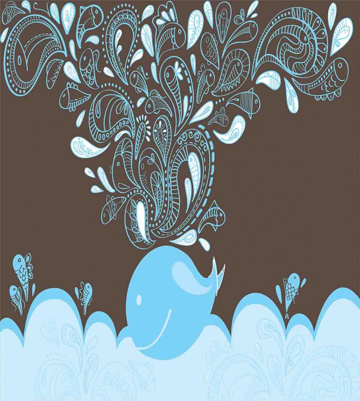 Batik Sea Whale Tribal — Pattern