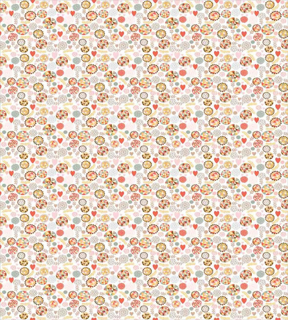 Leafy Branches with Hearts — Pattern