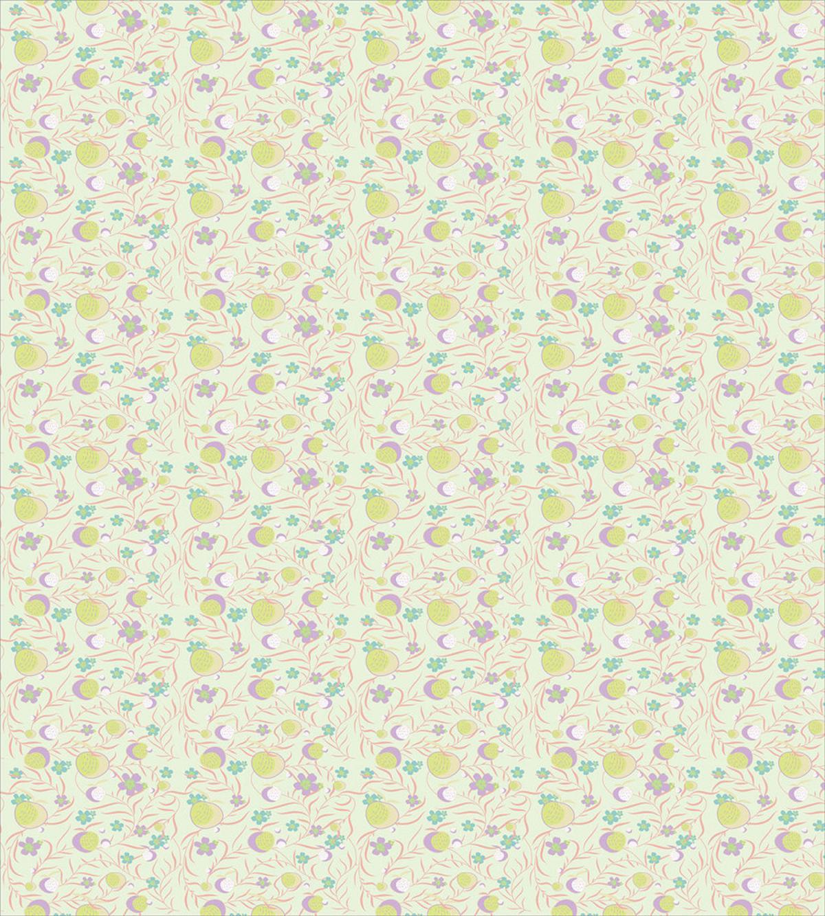 Summer Flowers and Apples — Pattern