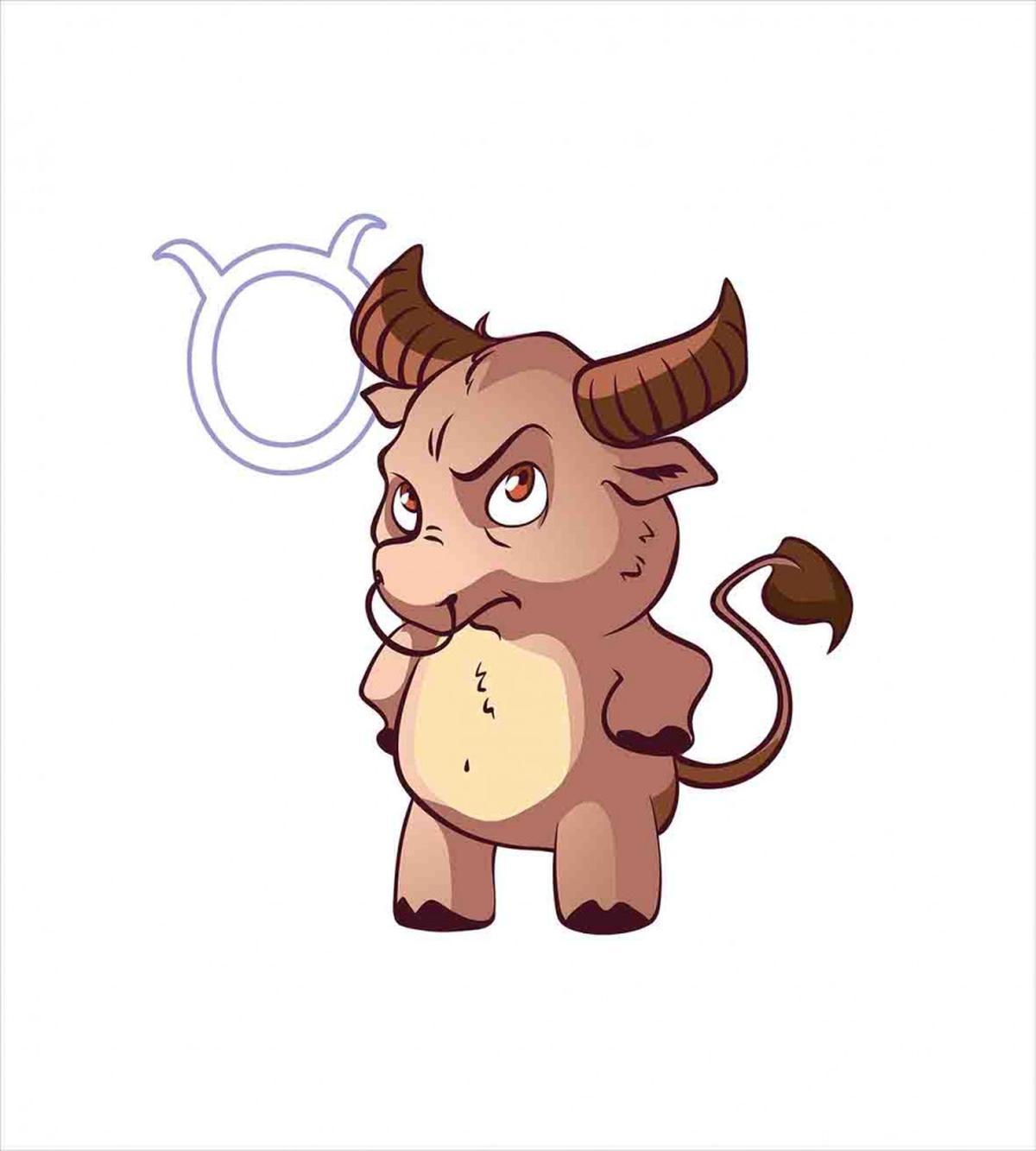 Funny Baby Bull — Pattern
