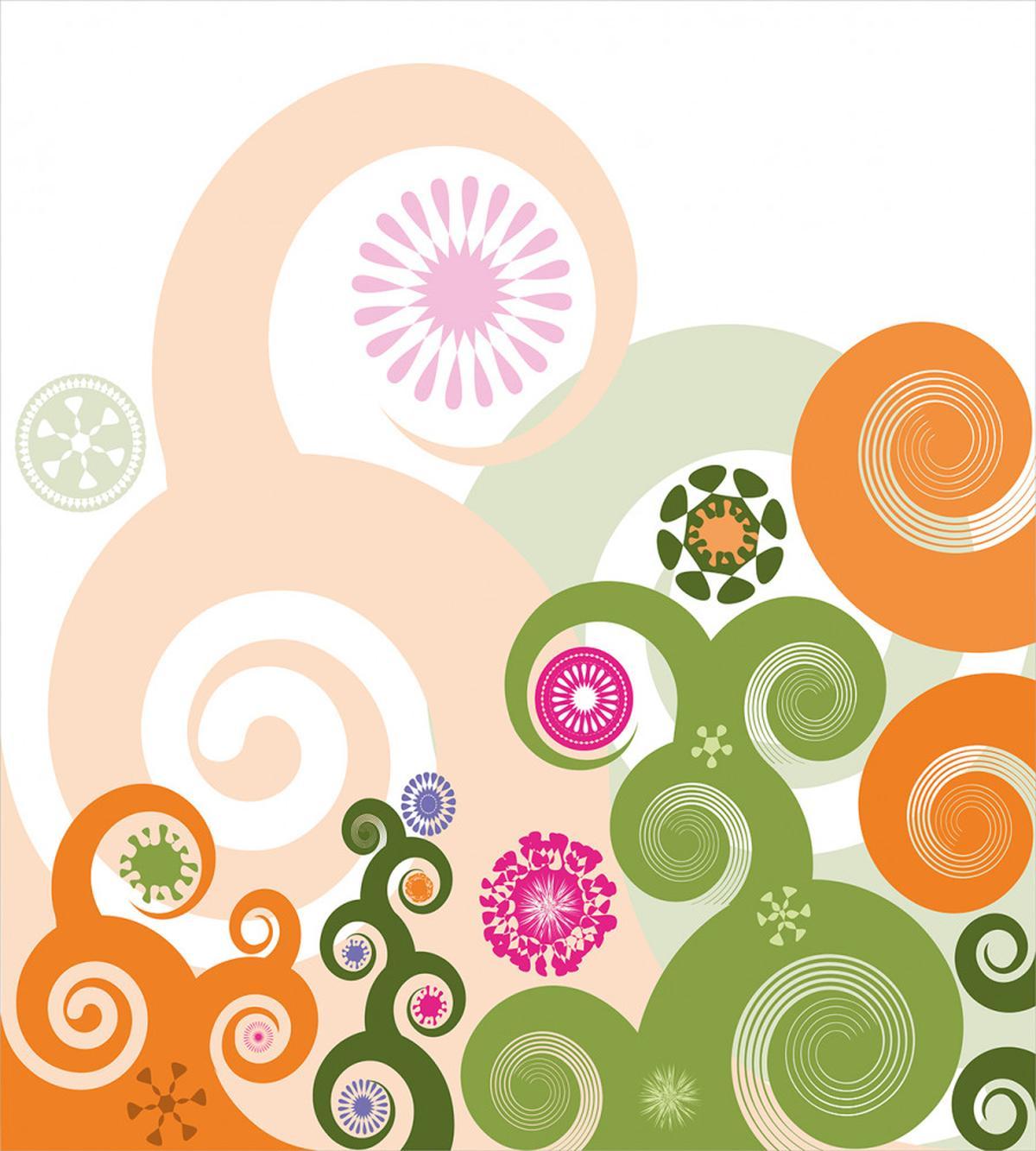 Flower Designs Vibrant — Pattern