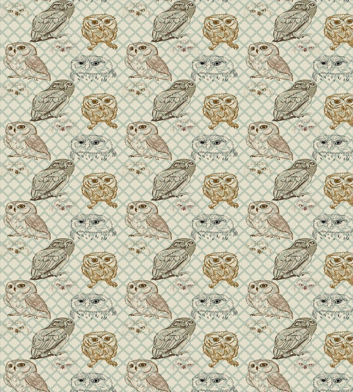 Sketch Cat Looking Birds — Pattern