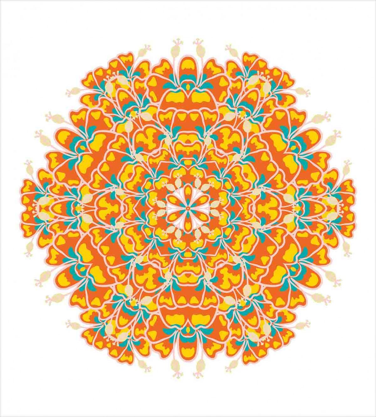 Exotic Flower — Pattern