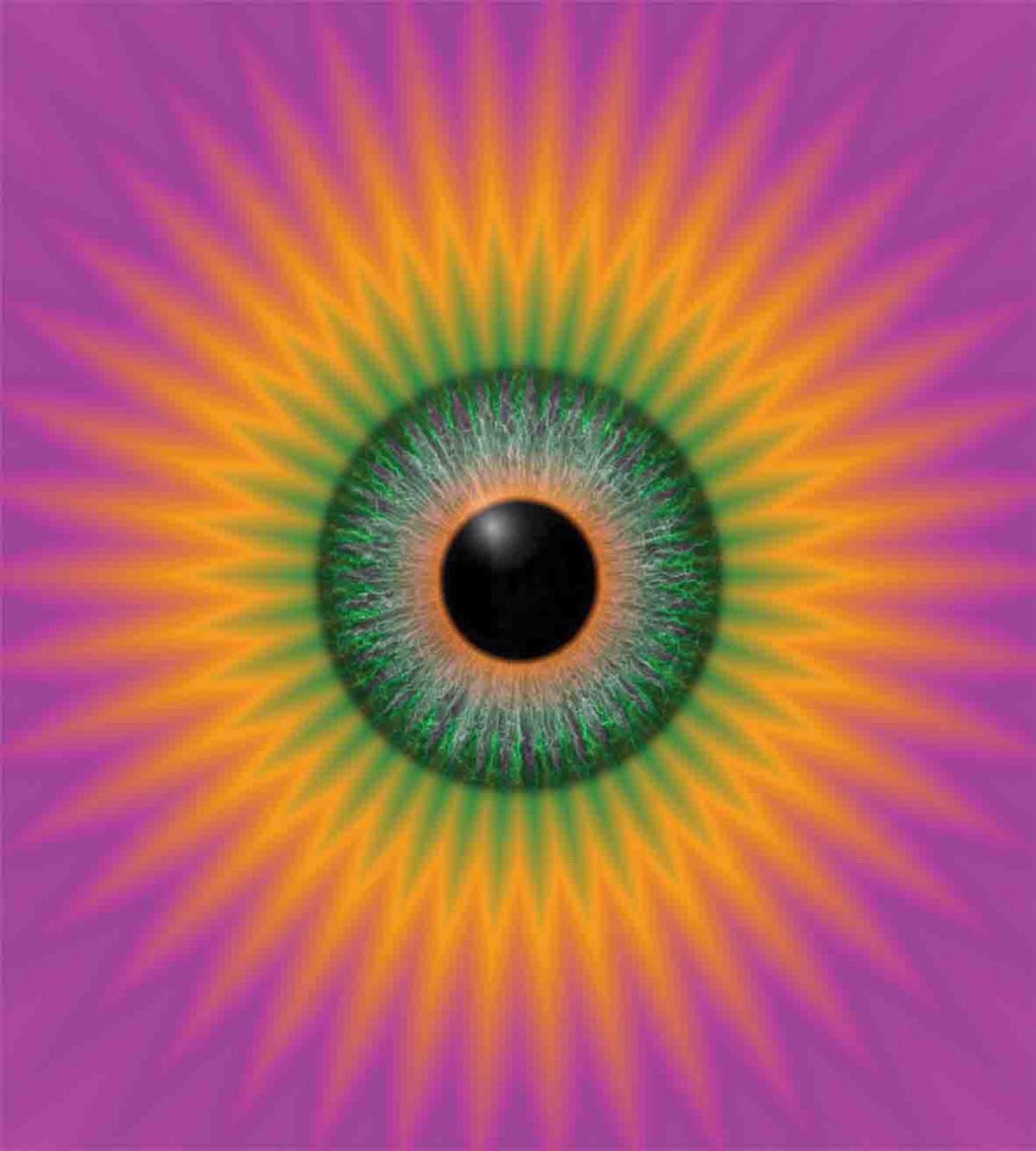 Ornamental Psychedelic Eye — Pattern