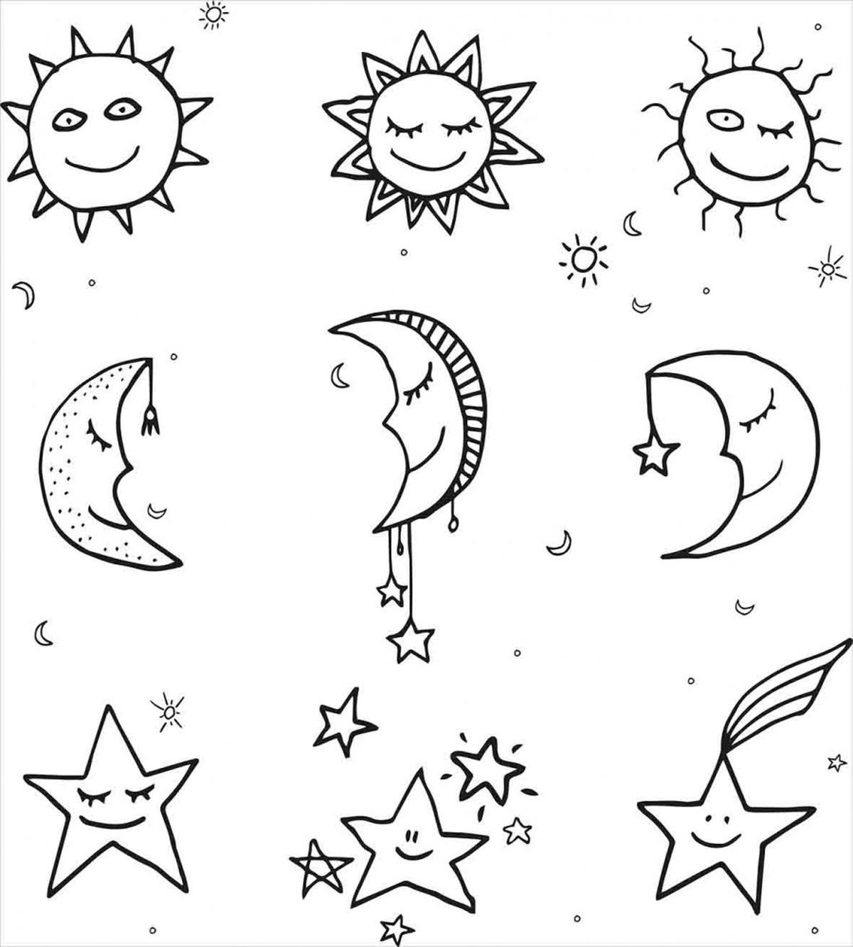 Sketchy Image Sun — Pattern