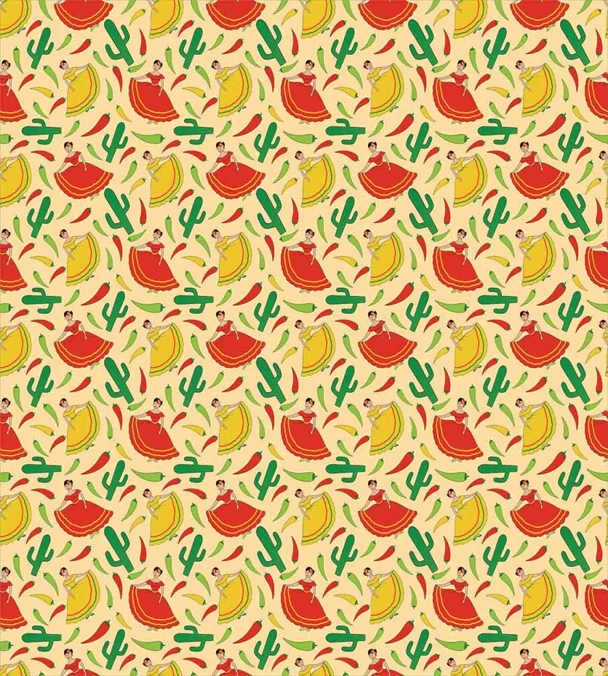 Dancing Mexican Woman — Pattern