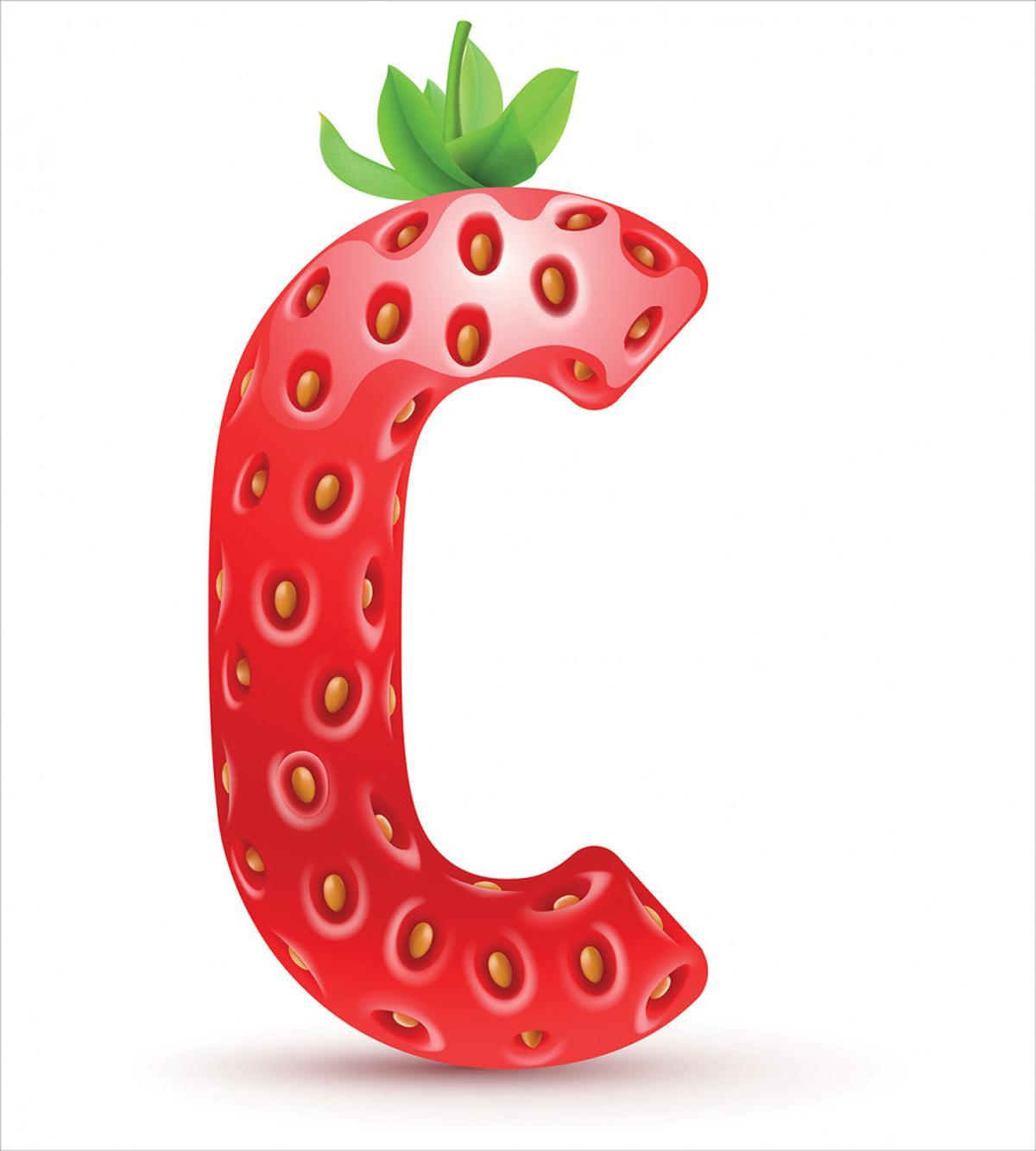 Uppercase Fruit Design — Pattern