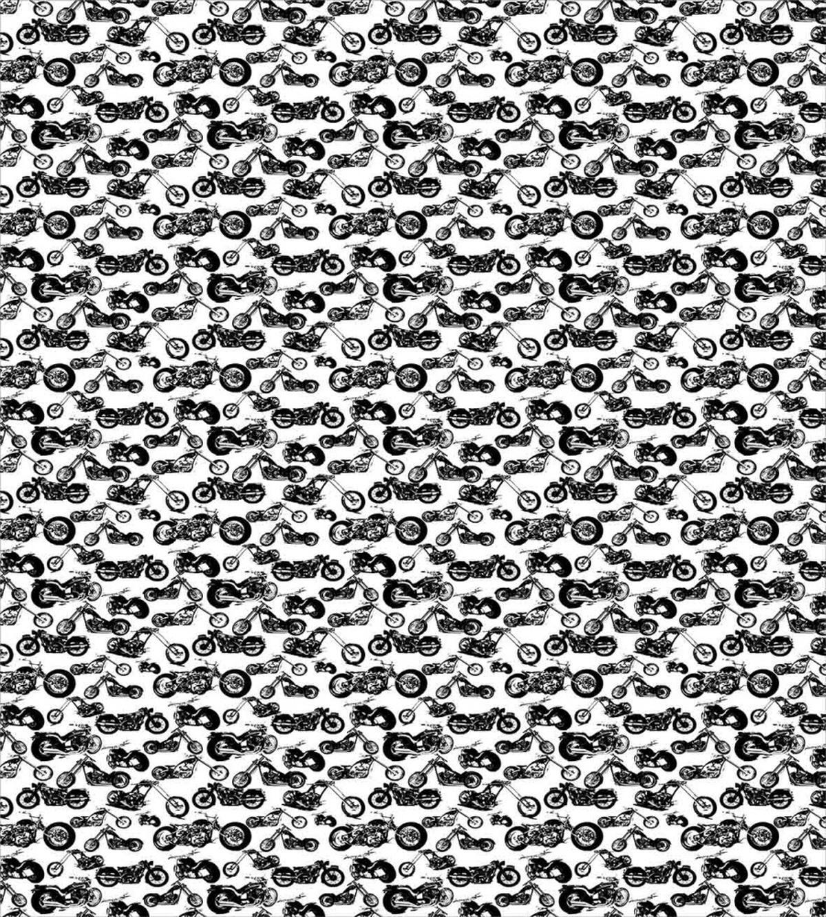 Retro Chopper Design — Pattern