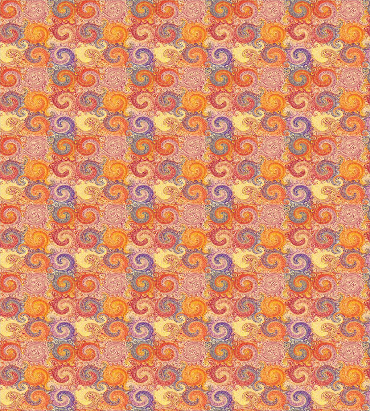 Warm Colorred Vortex — Pattern