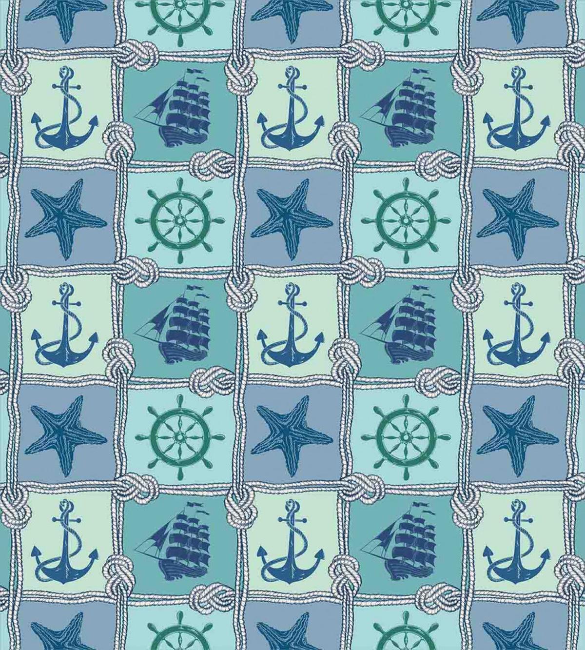 Ships Wheel Turquoise — Pattern
