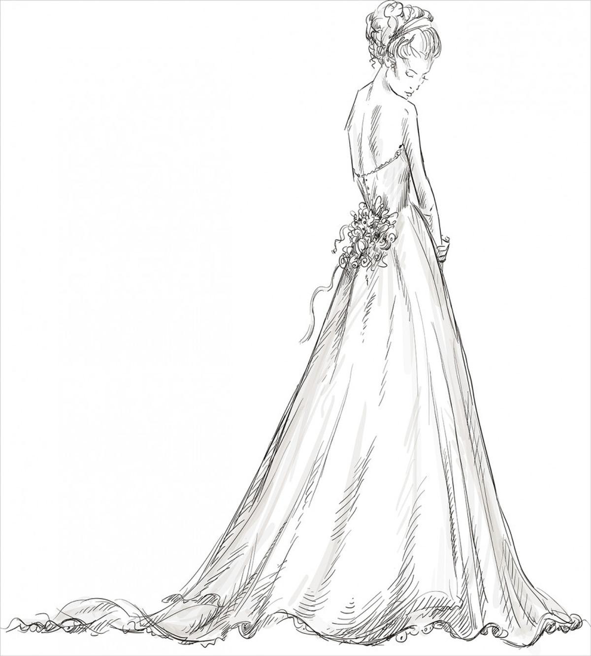 Princess Sketchy Bride — Pattern
