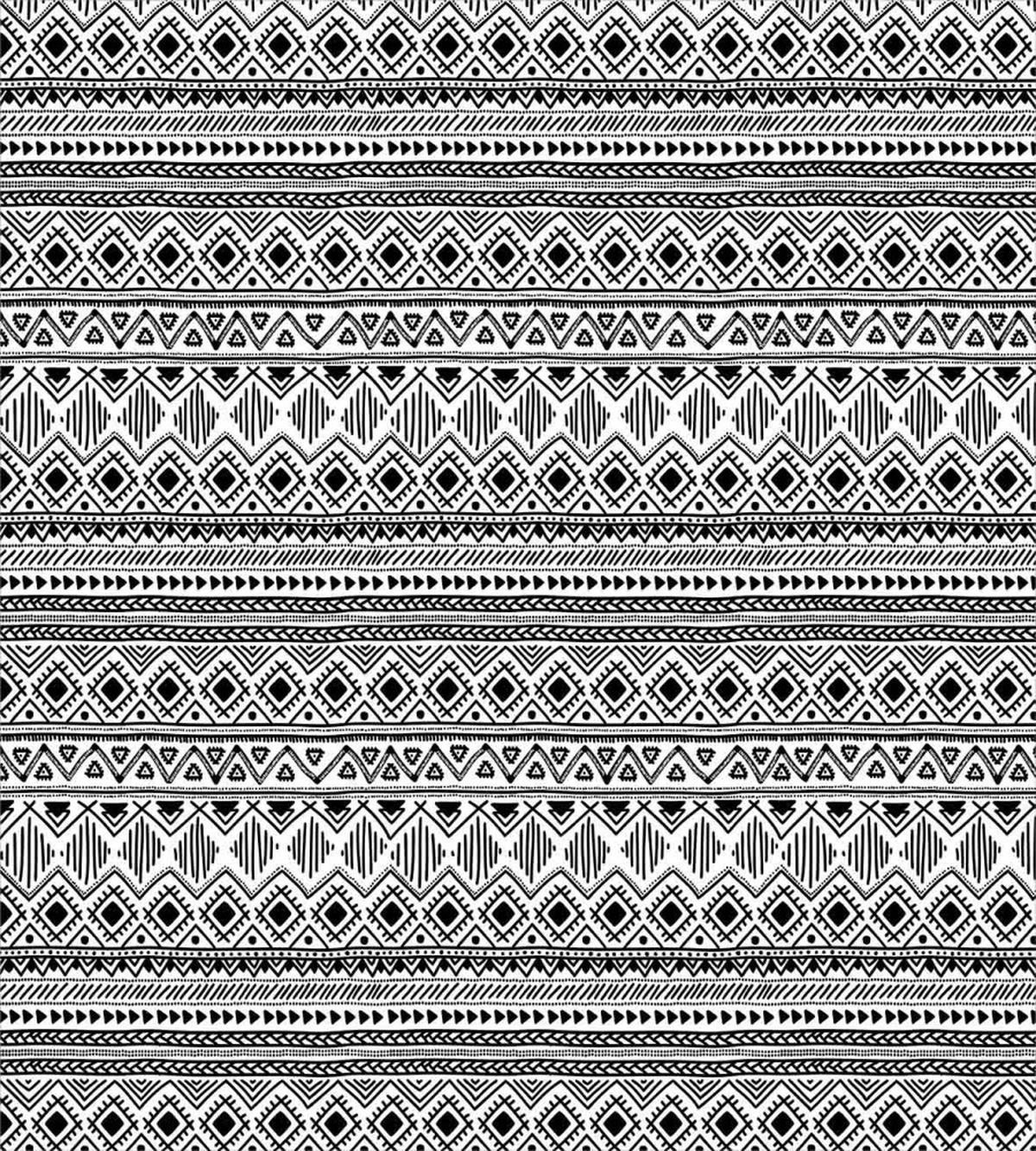 Monochrome Rhombuses — Pattern