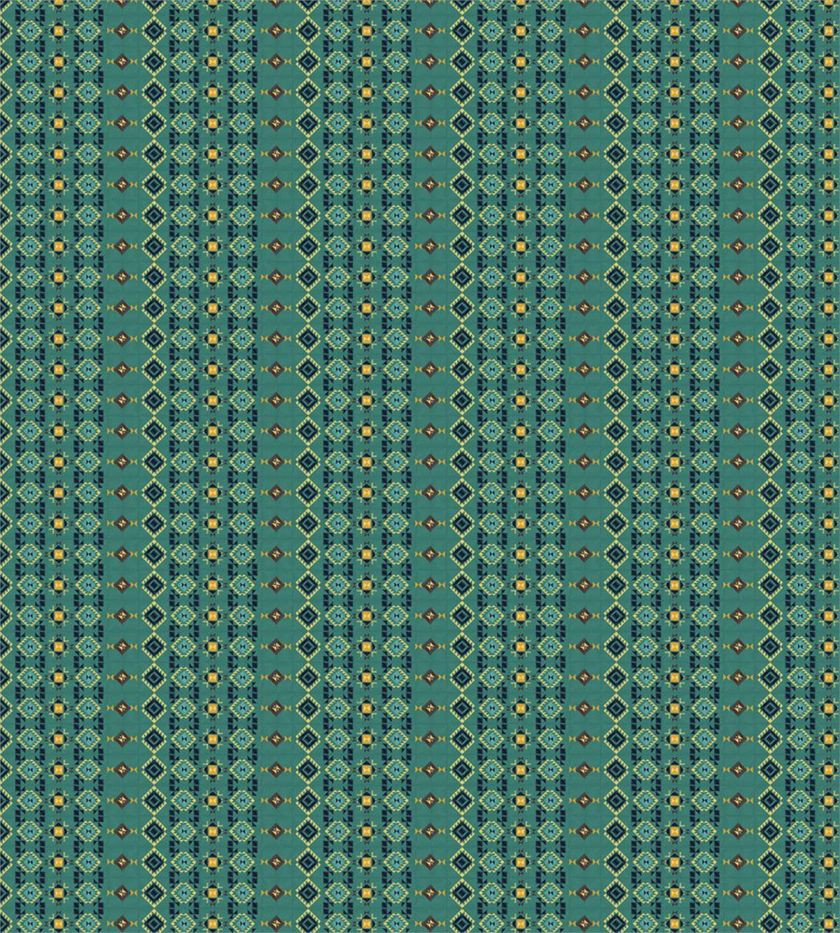Aztec Geometric Motifs — Pattern