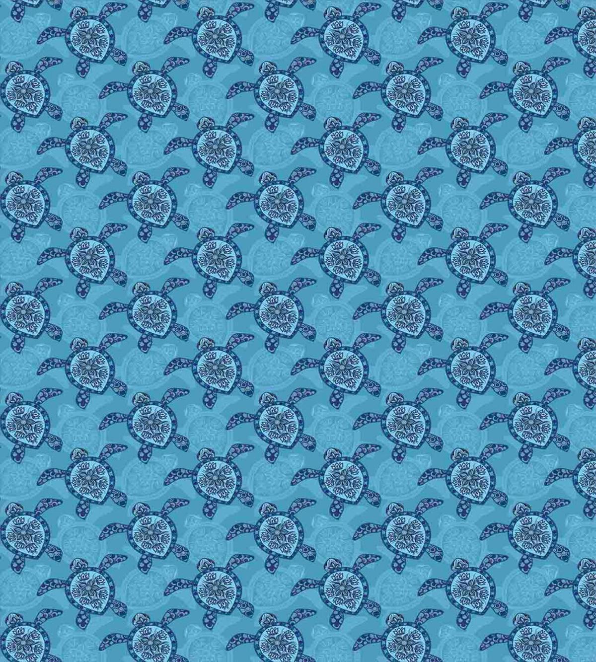Aquatic Animals Flowers — Pattern