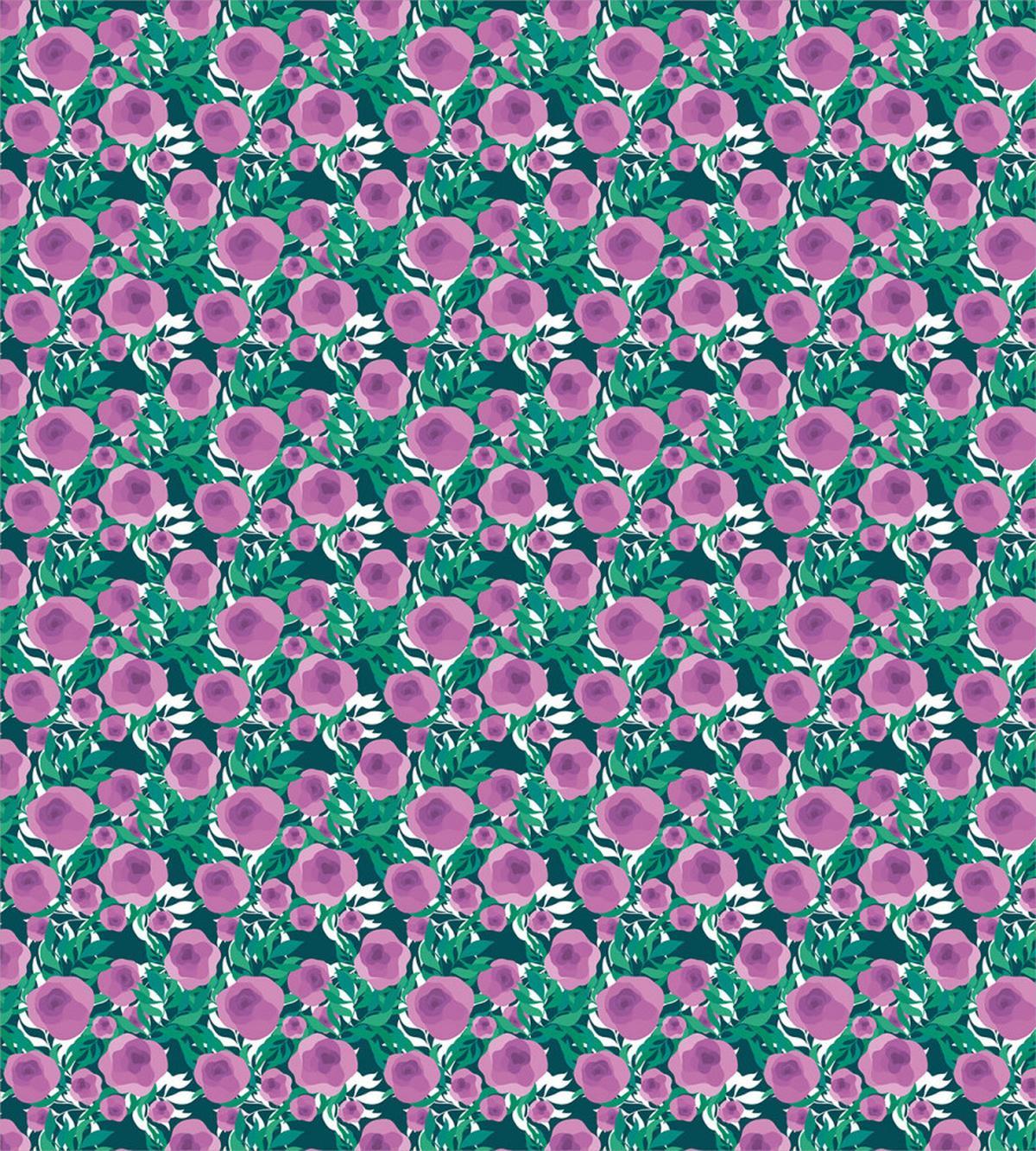 Graphical Flowers and Leaves — Pattern