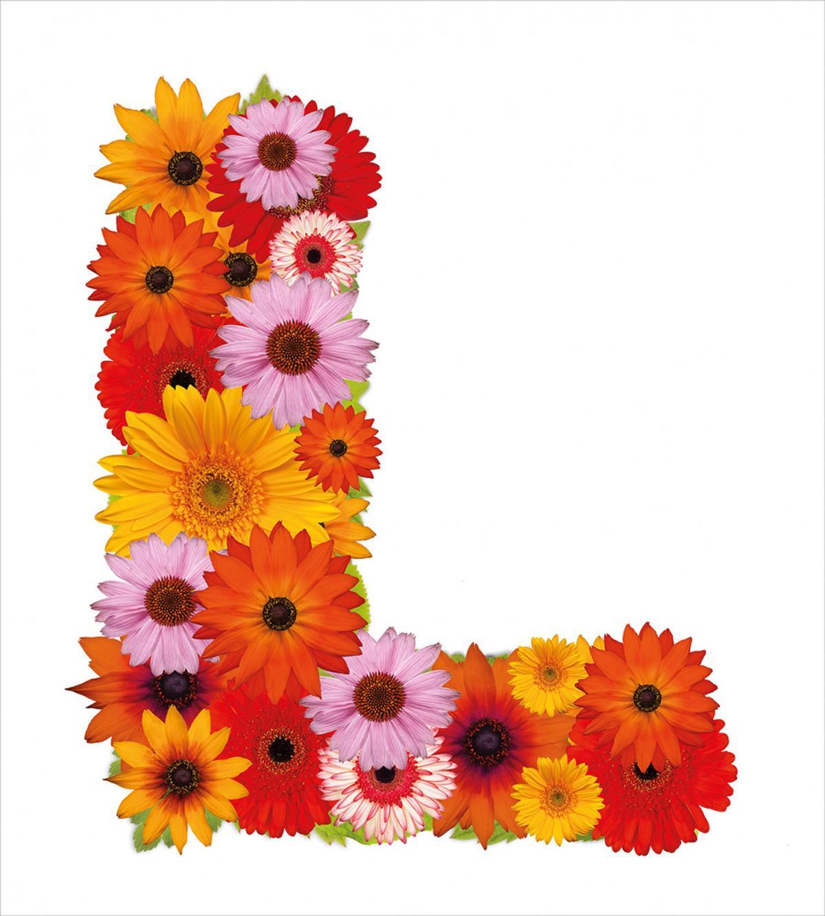 Flower Alphabet Petals — Pattern