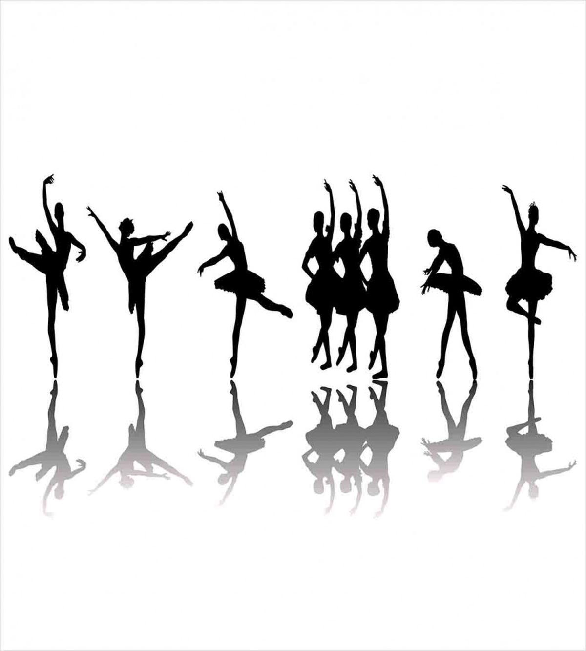 Ballerinas on Stage Dance — Pattern