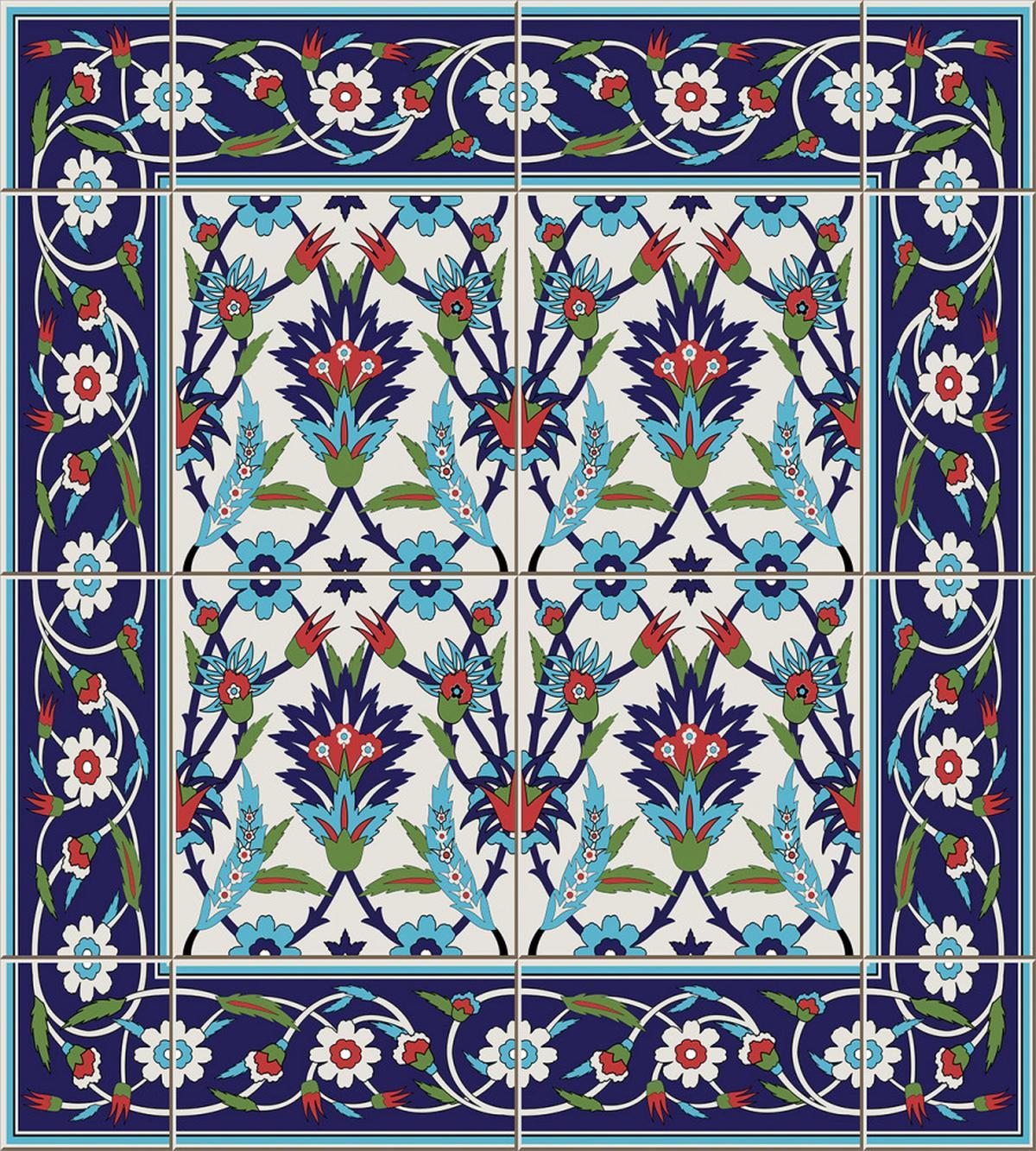 Tulips Daisies — Pattern