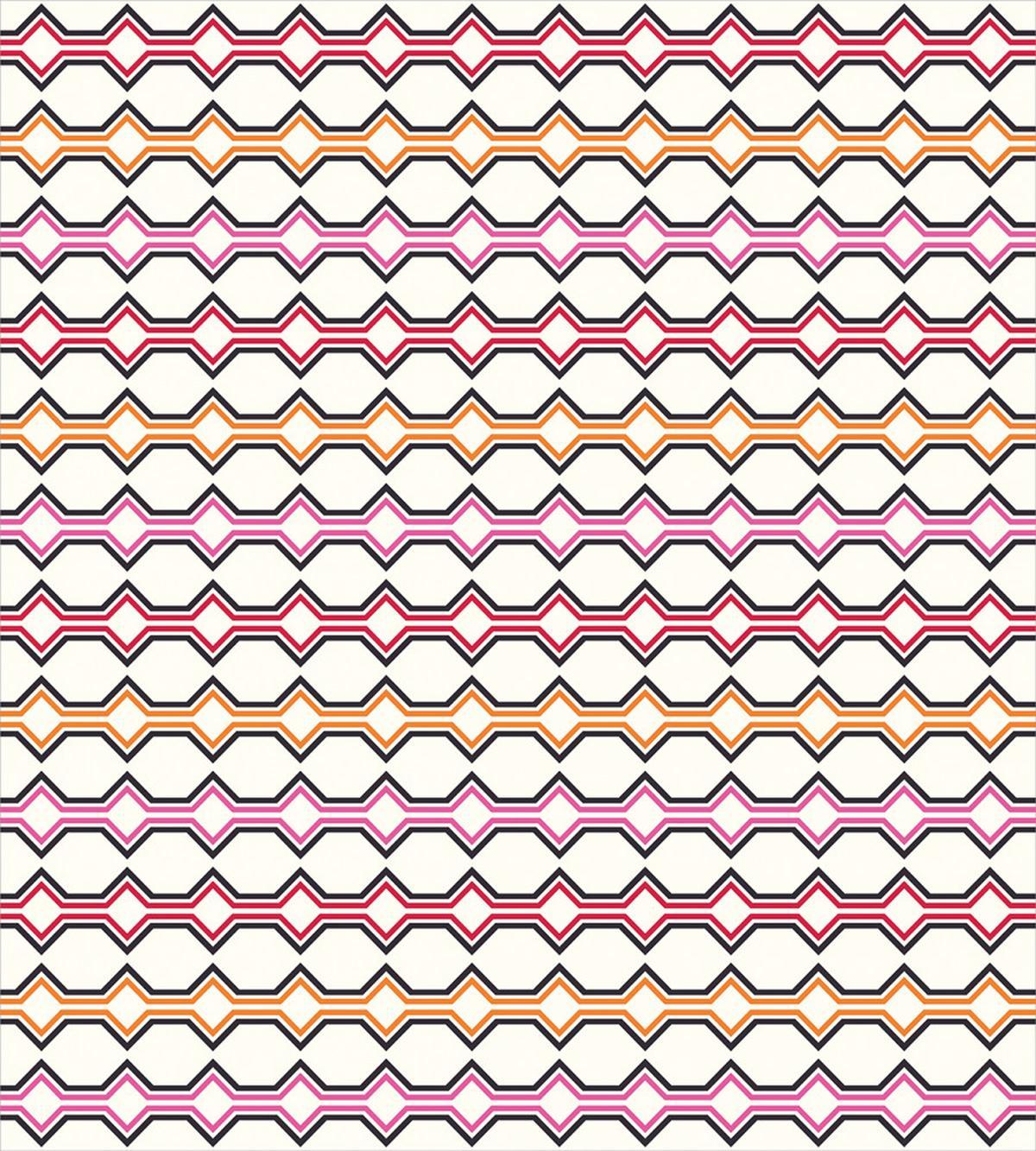 Hexagons Warm Tones — Pattern
