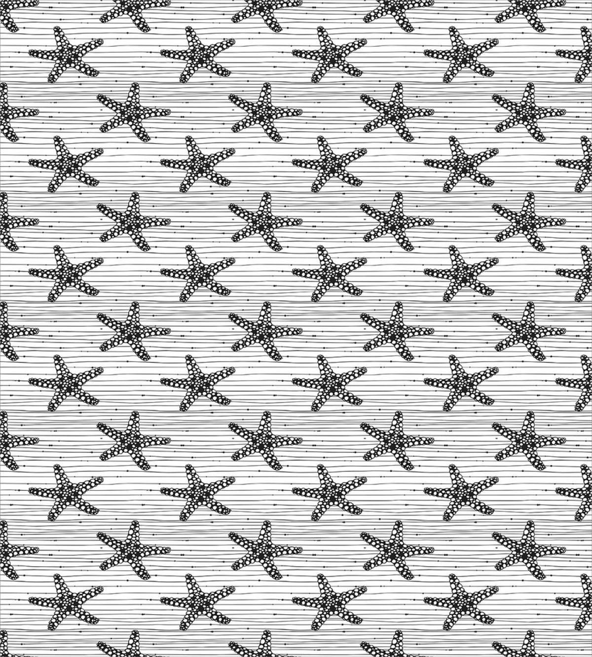 Starfish on Uneven Stripes — Pattern