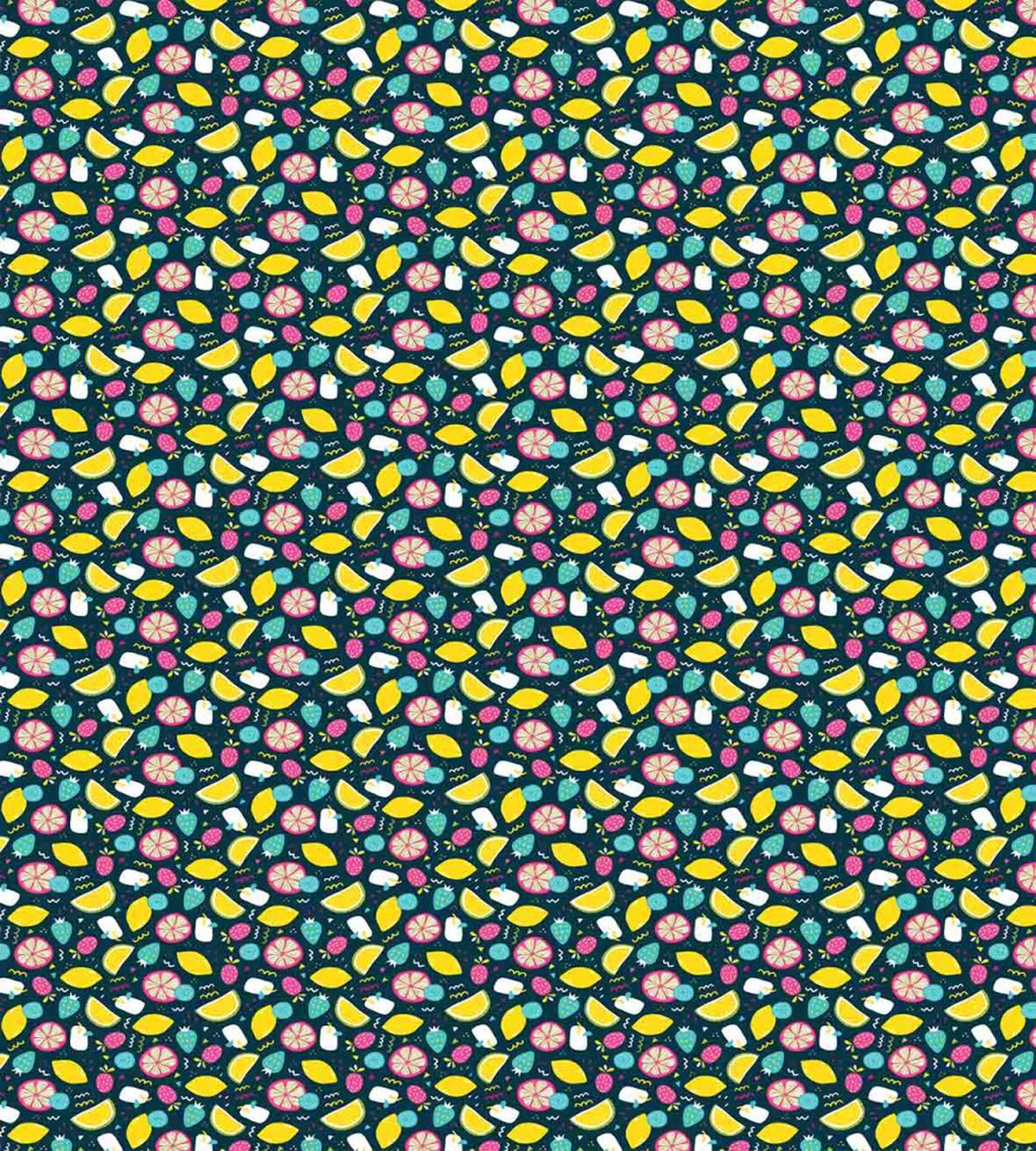 Doodle Style Vegan Food — Pattern