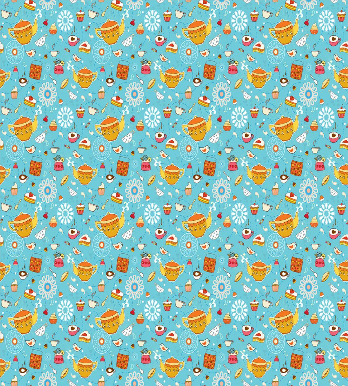 Floral Motifs Birds — Pattern