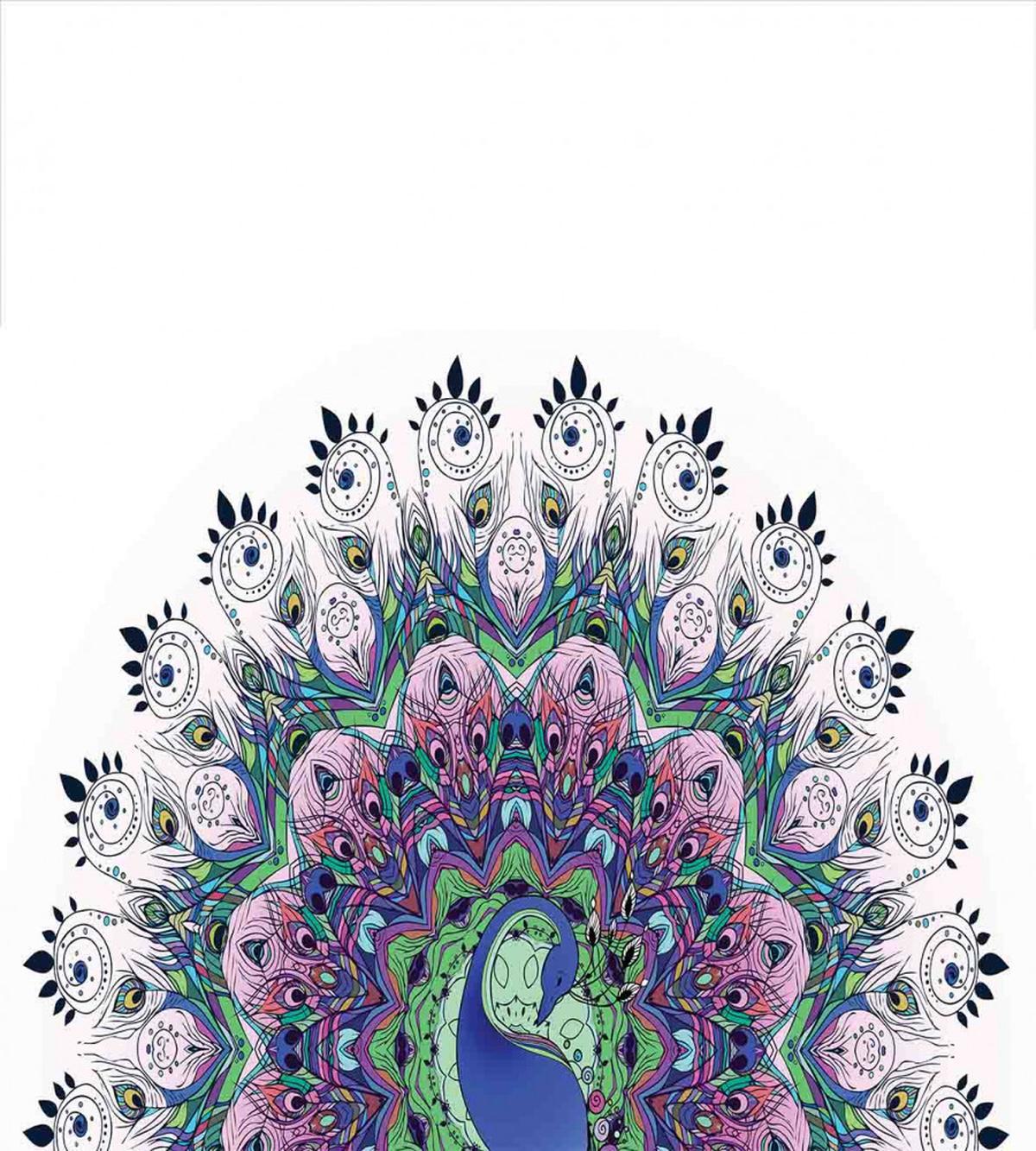 Exotic Wild Peacock — Pattern