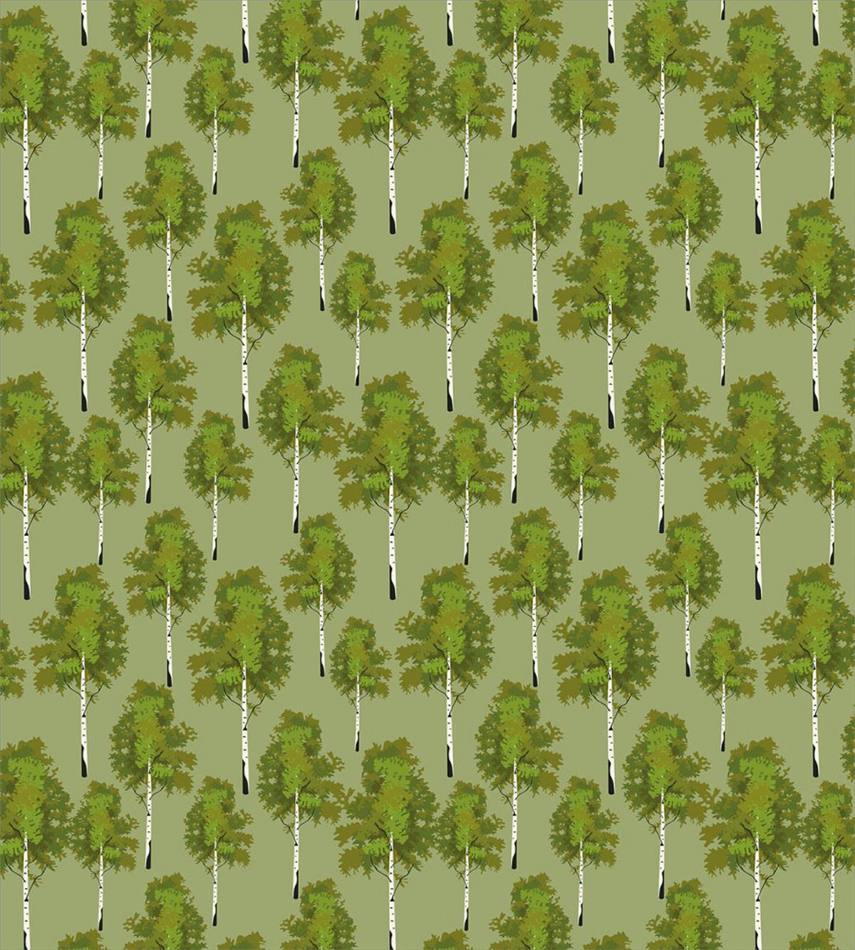 Forest Scene of Trees Art — Pattern
