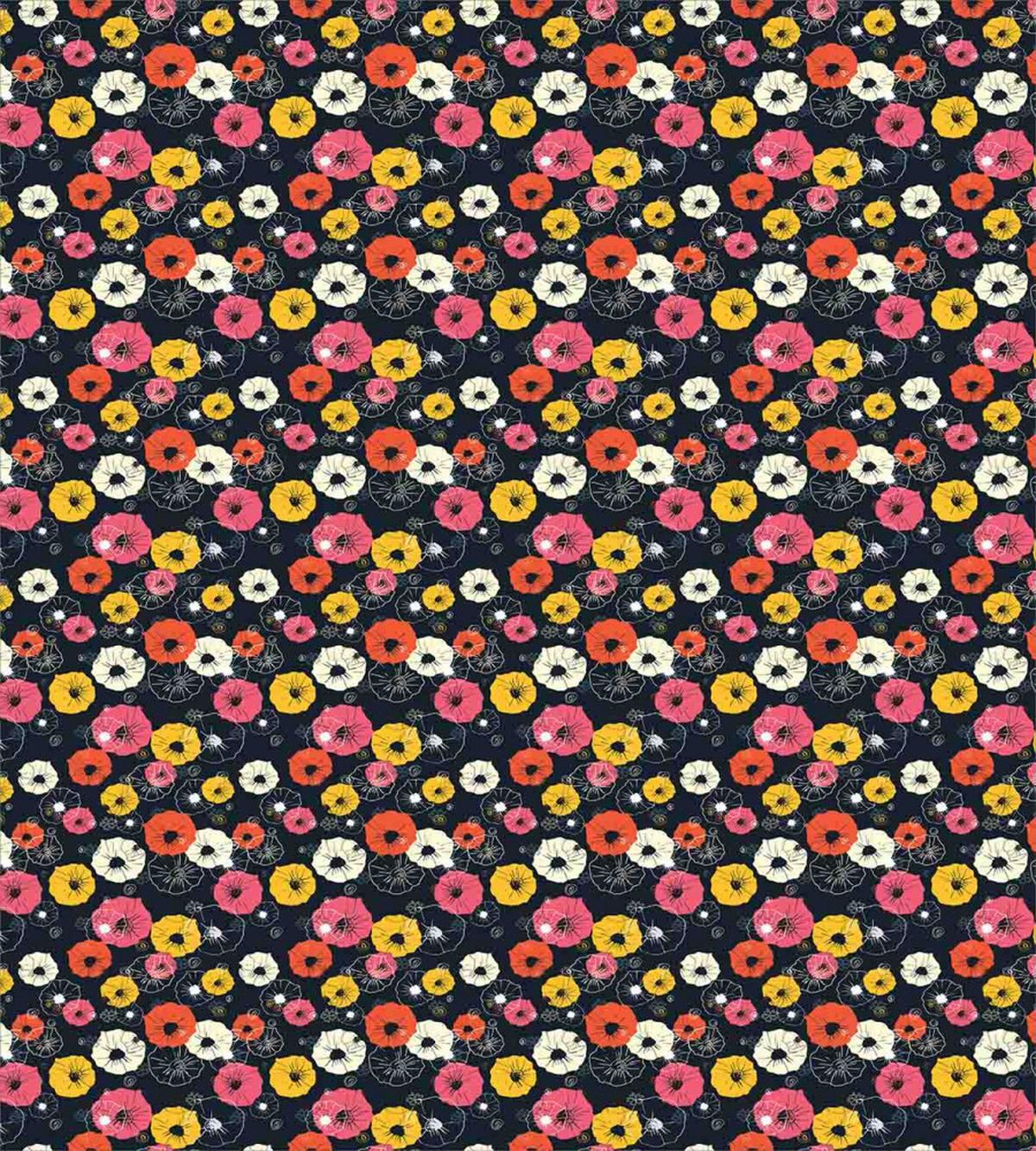 Colorful Spring Blooms — Pattern