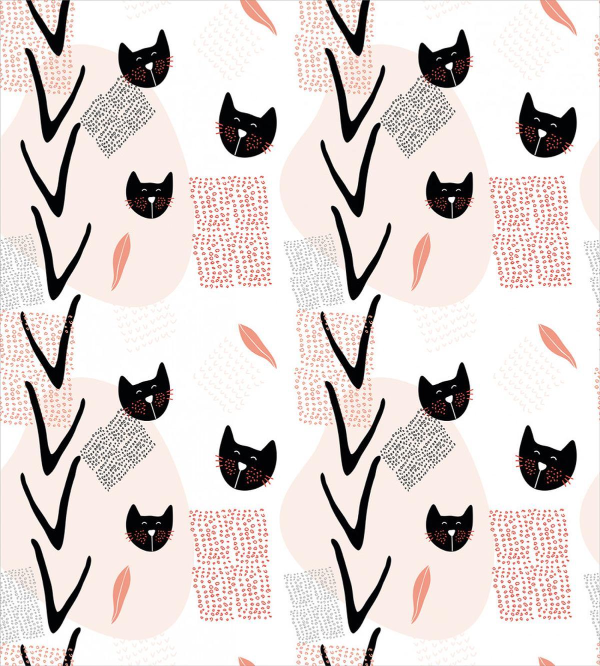Cat Faces Dotted — Pattern