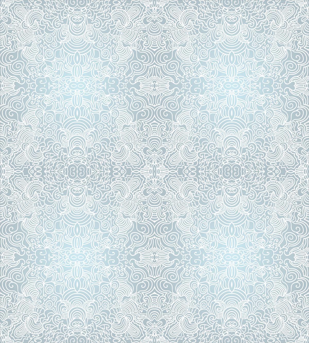 Swirled Floral Lines — Pattern
