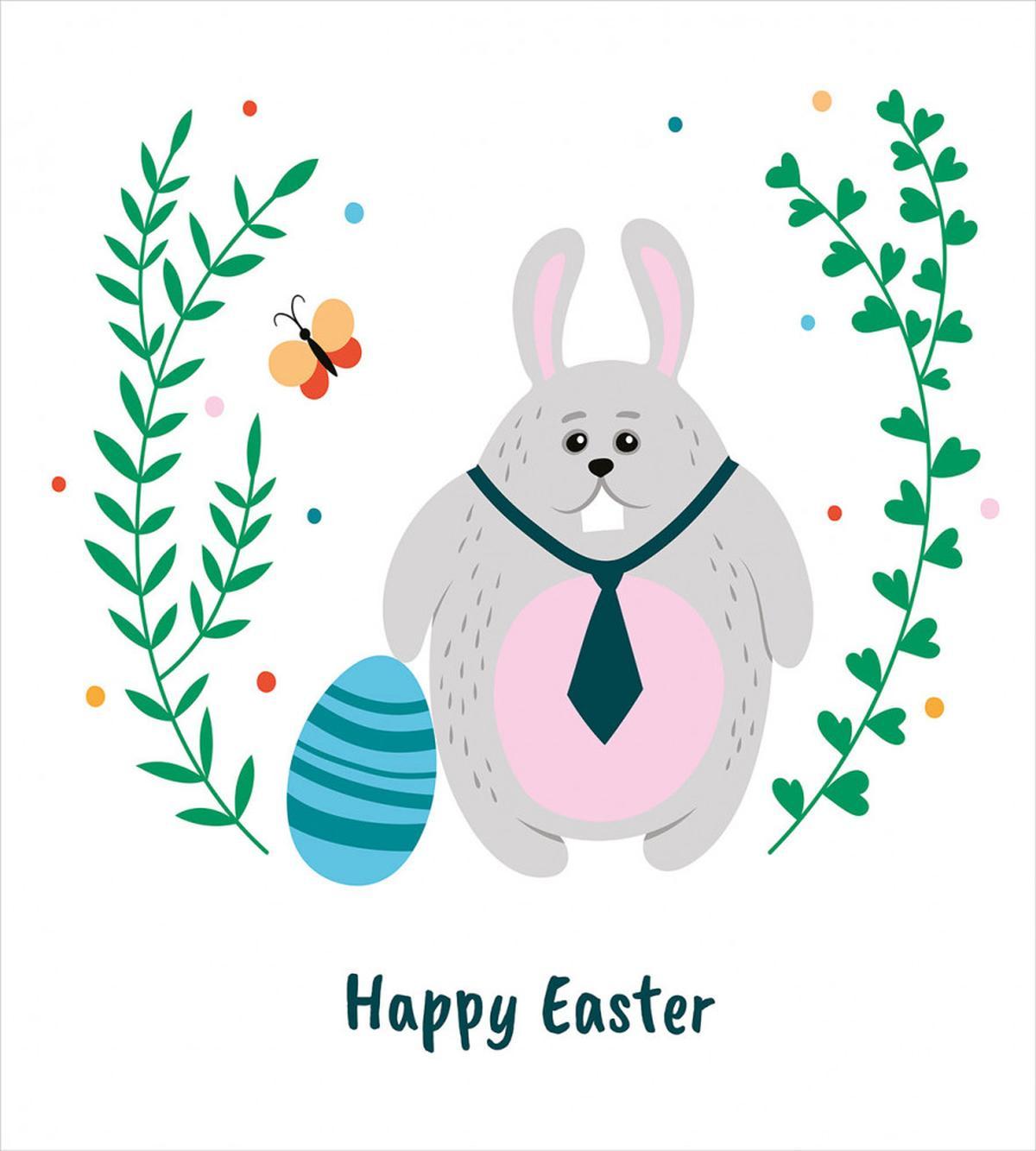 Rabbit with Tie — Pattern
