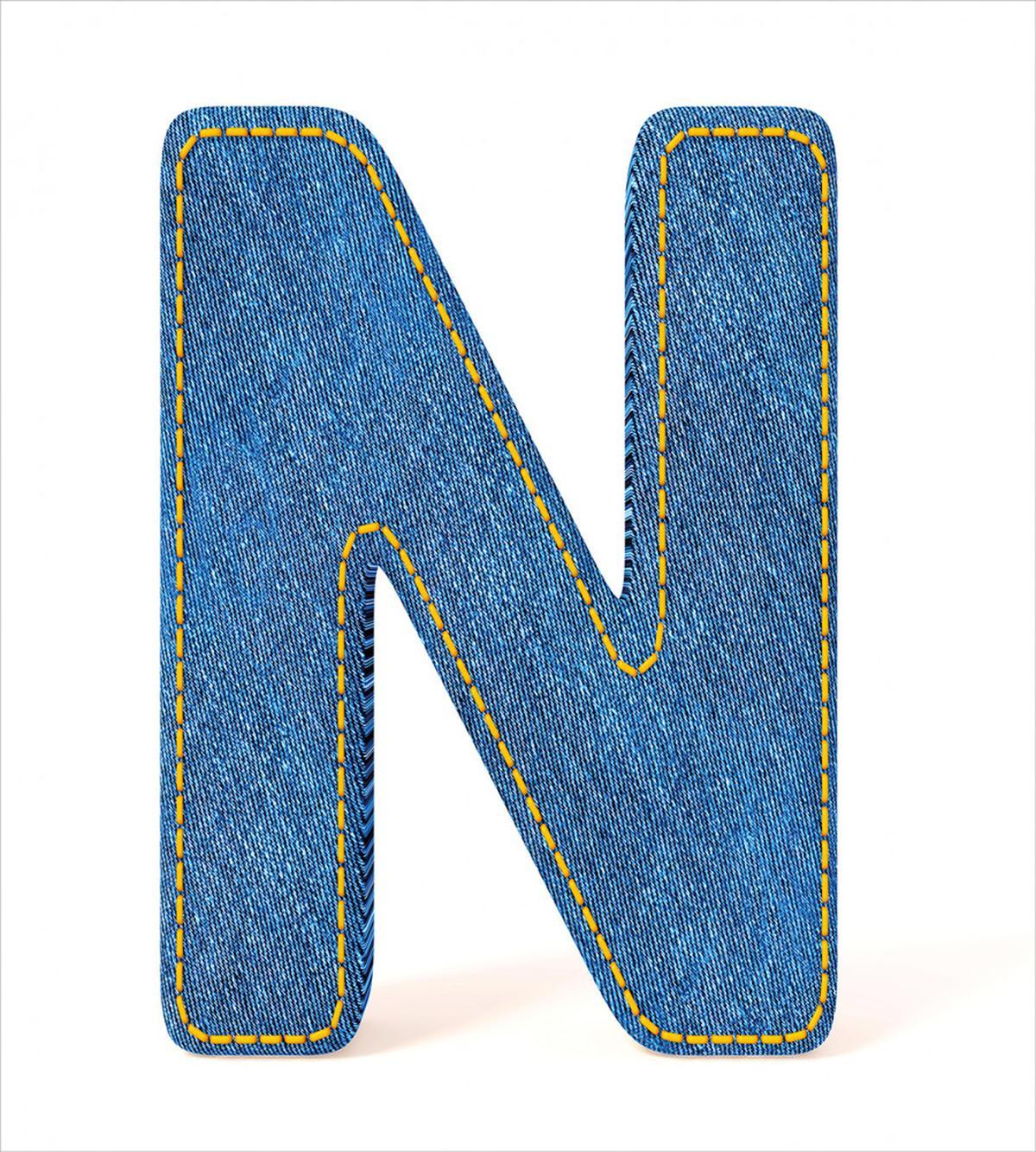 Uppercase N Jeans — Pattern