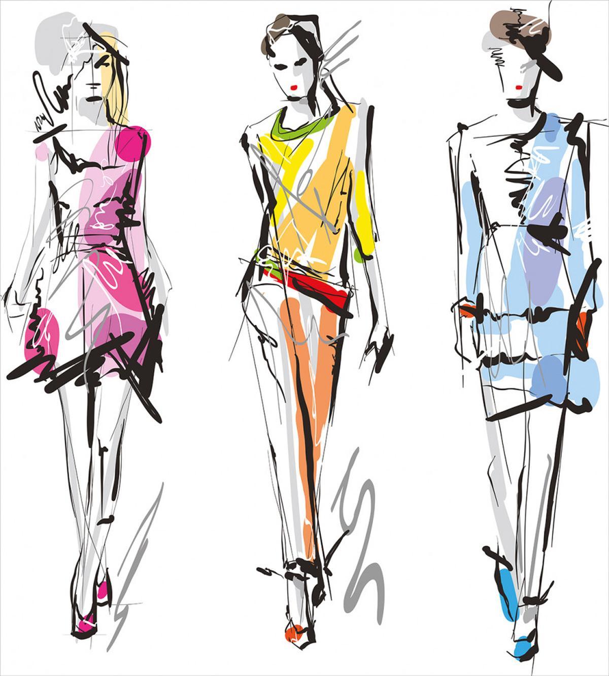 Fashion Models Art — Pattern